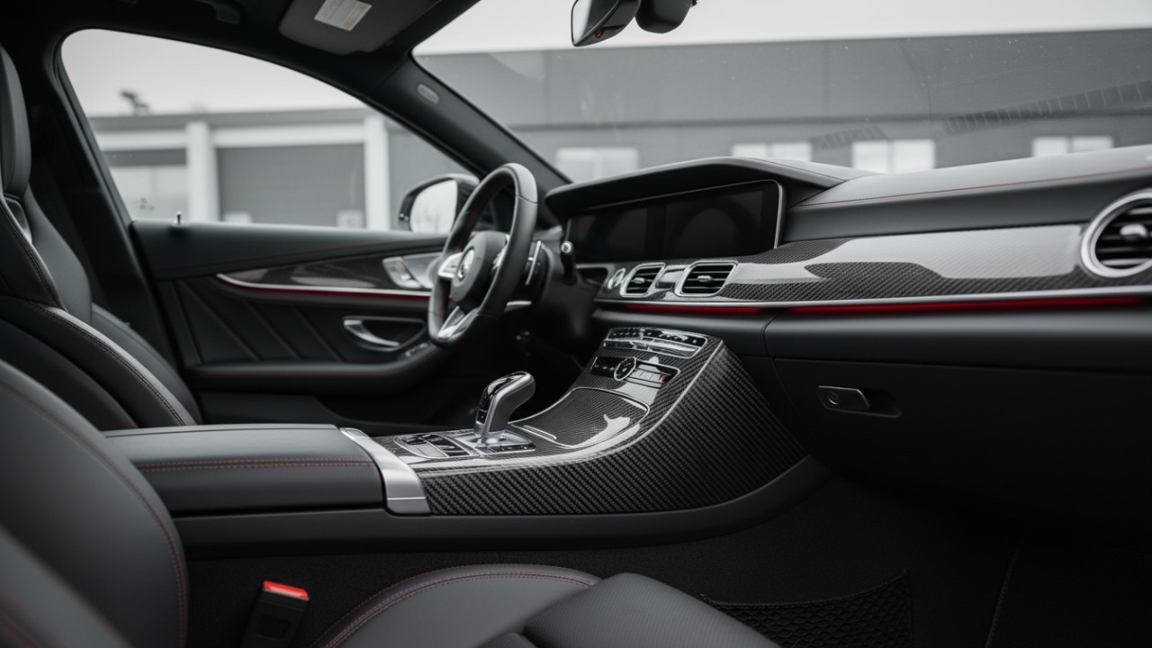 carbon fiber interior car