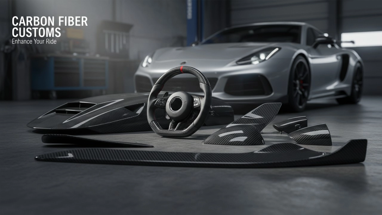 индивидуальные детали из углеродного волокна для автомобилей