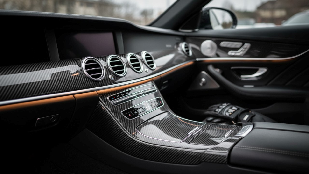 custom carbon fiber interior parts