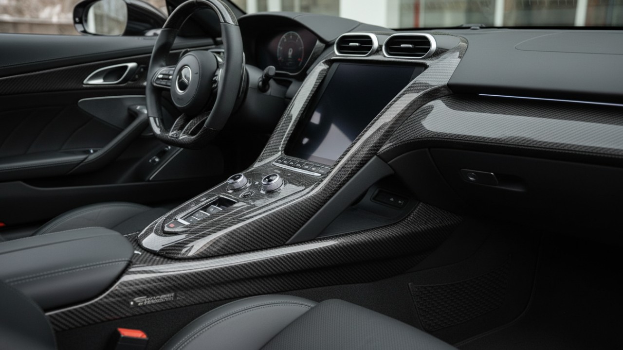 Fascinating Carbon Fiber Auto Interior Pictures
