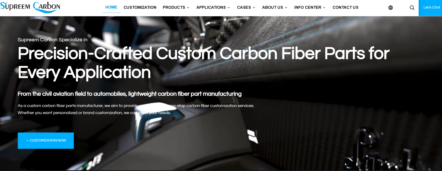 Supreem Carbon—leading carbon fiber parts manufacturer in China