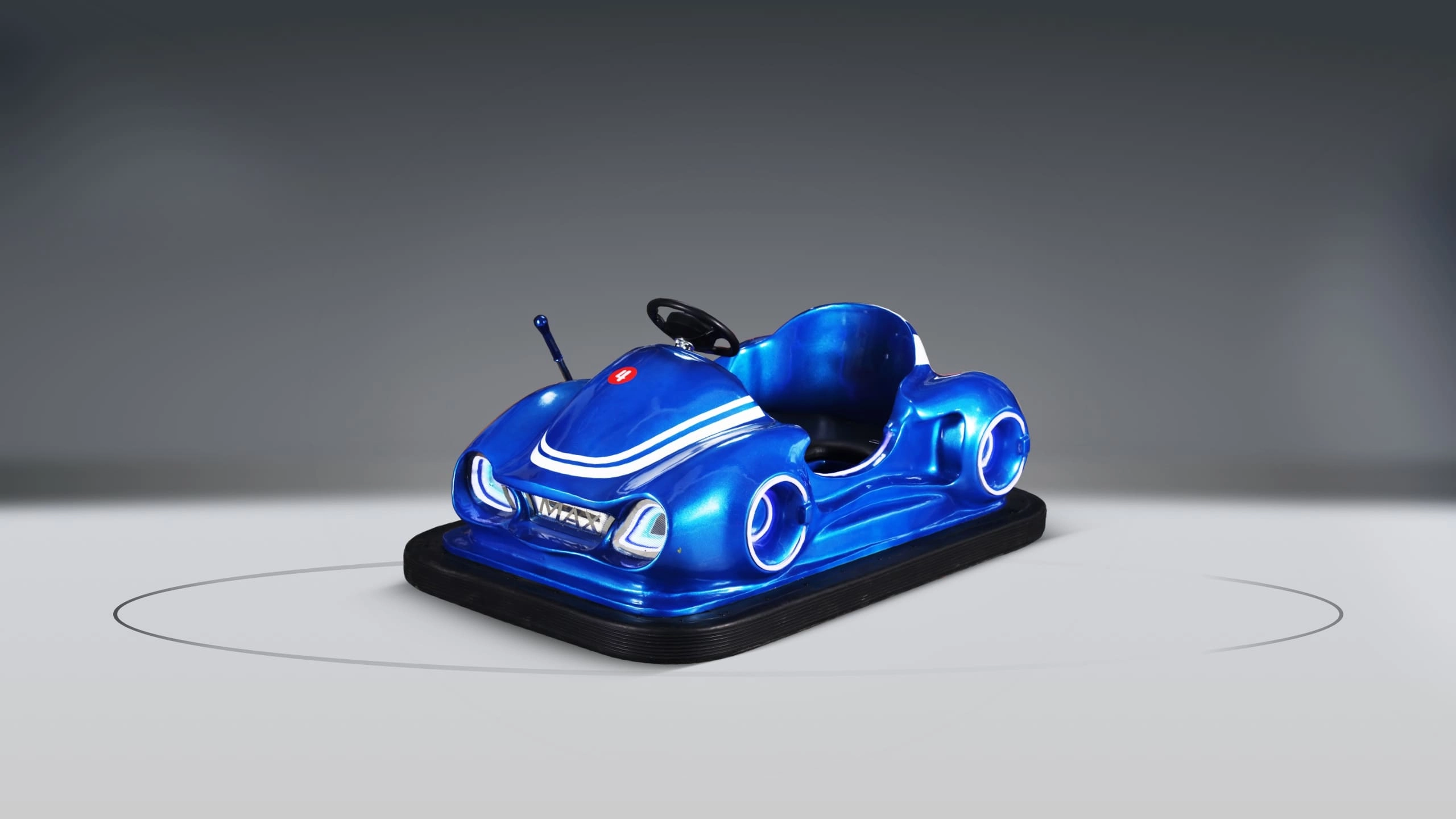 Galaxy Warship Laser Battle Bumper Car Blue