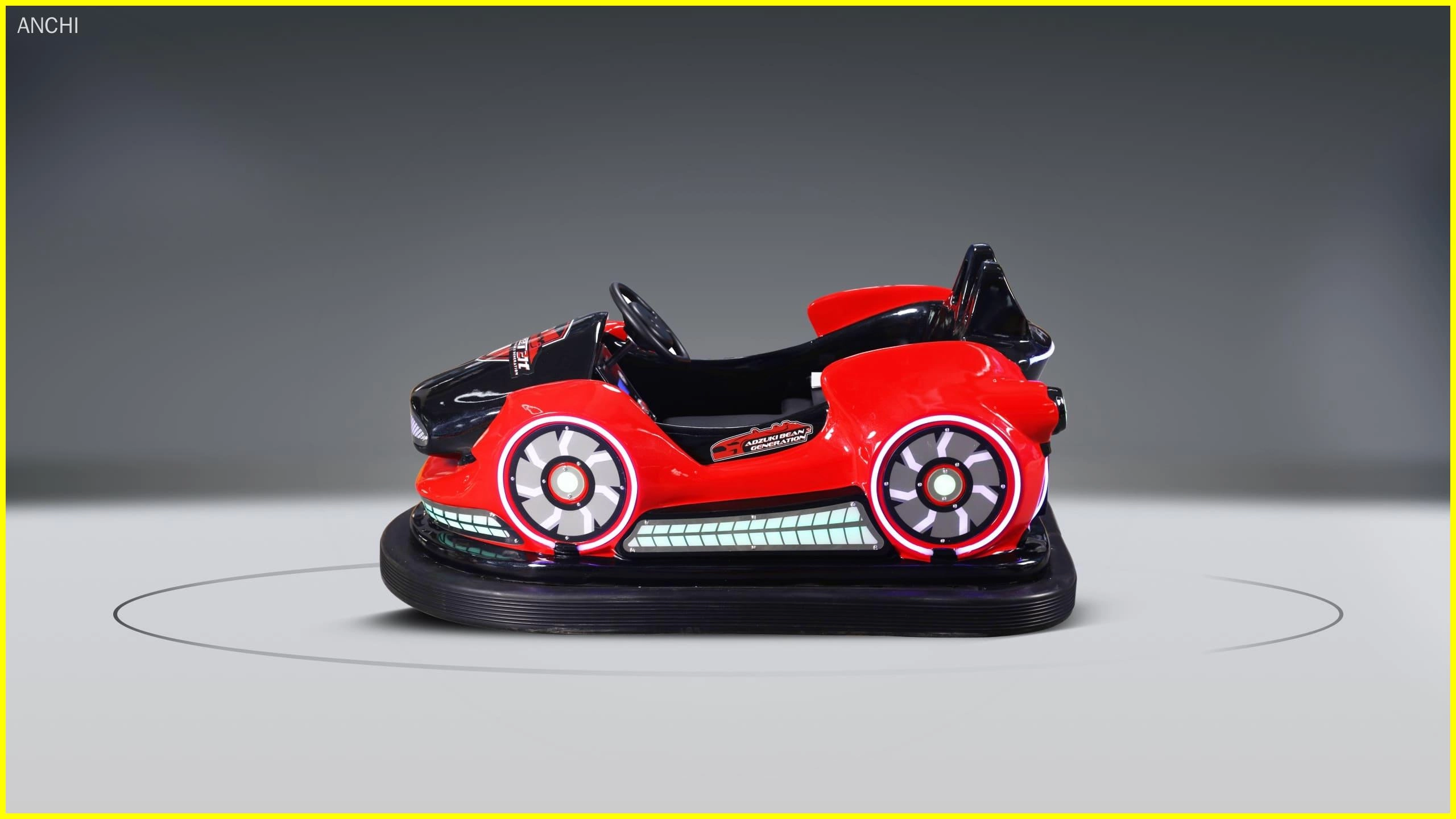 Coche de choque de derrape de frijoles pequeños II Coche de choque con forma de frijol pequeño II