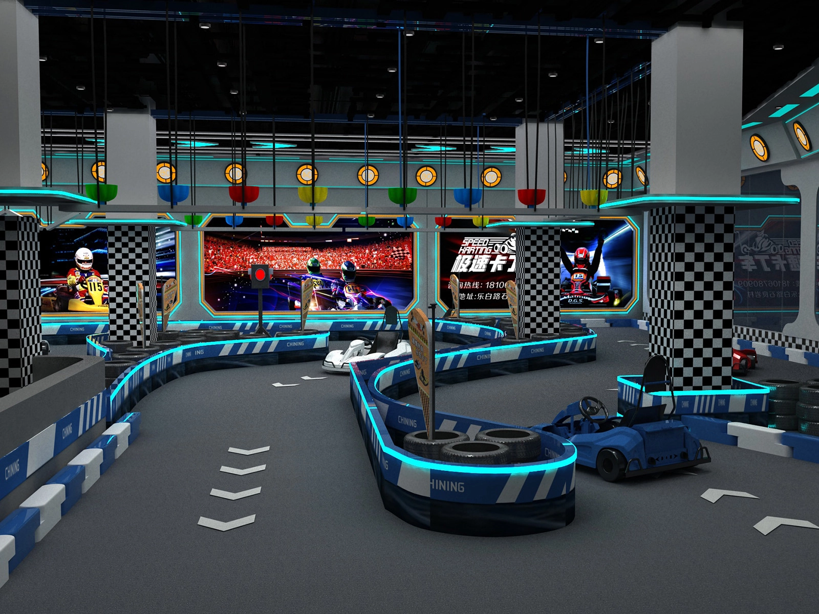 Bumper-car-scene-modeling Bumper car scene modeling