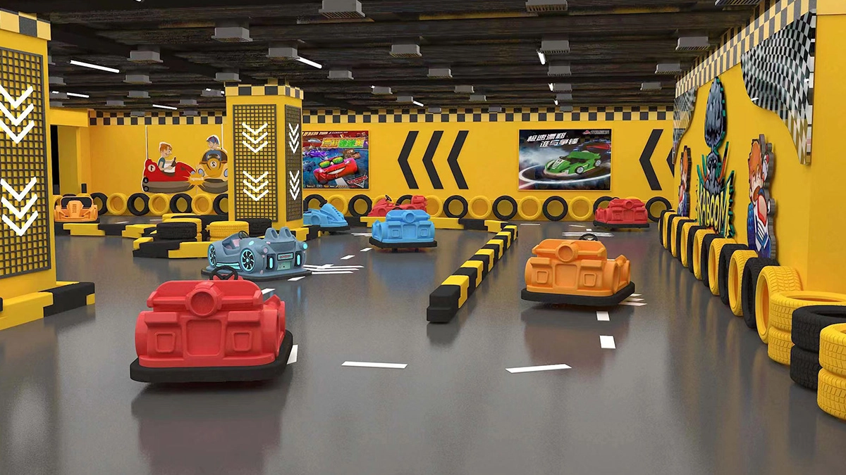 Kart bumper car model display