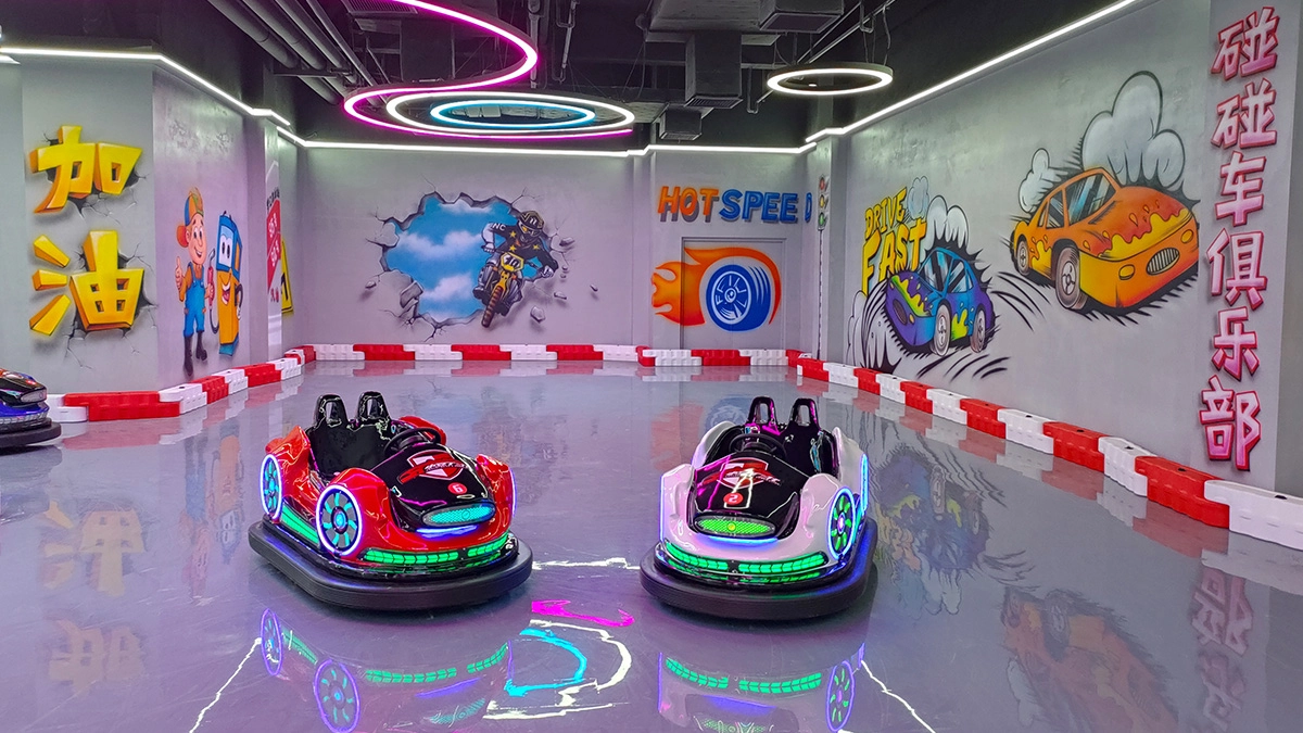 Kart bumper car scene display