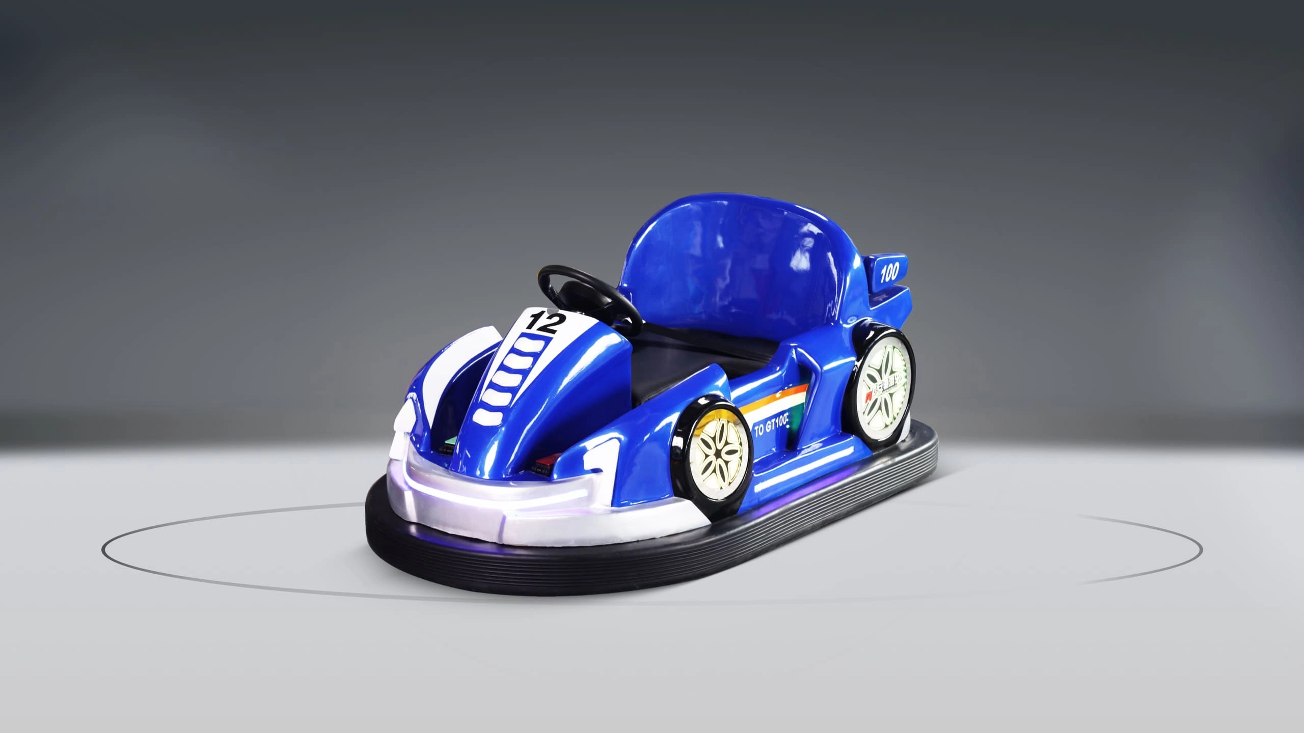 Small Bean Drift Bumper Car I bumper car blue