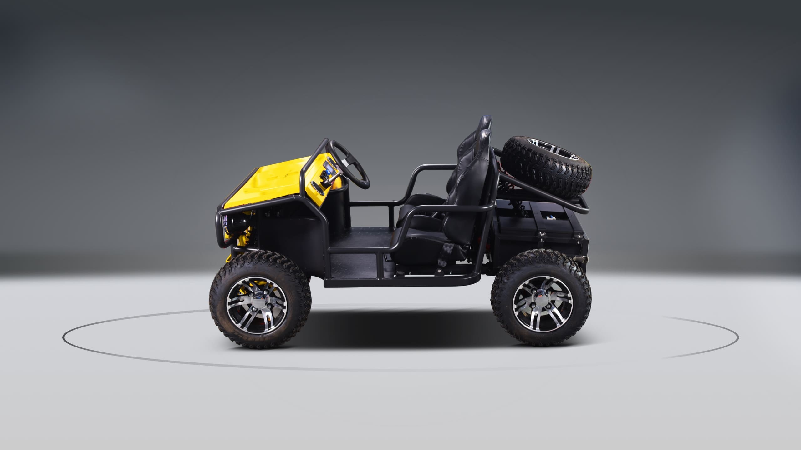 Kids Electric Two-seater ATV old go kart brands