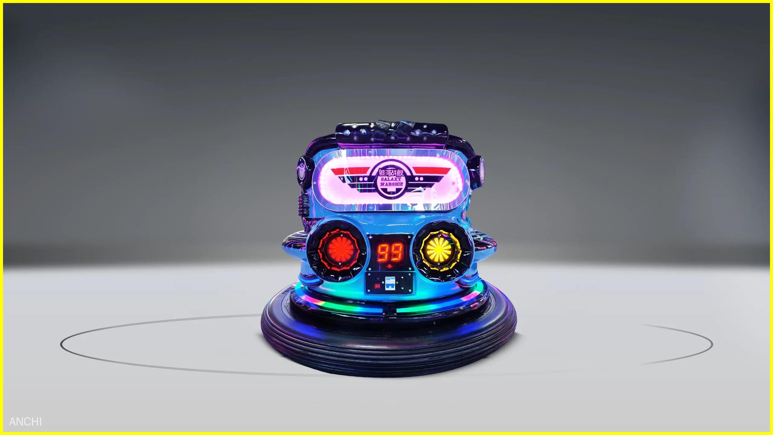 Auto-tamponneuse Galaxy Warship Laser Battle Blue