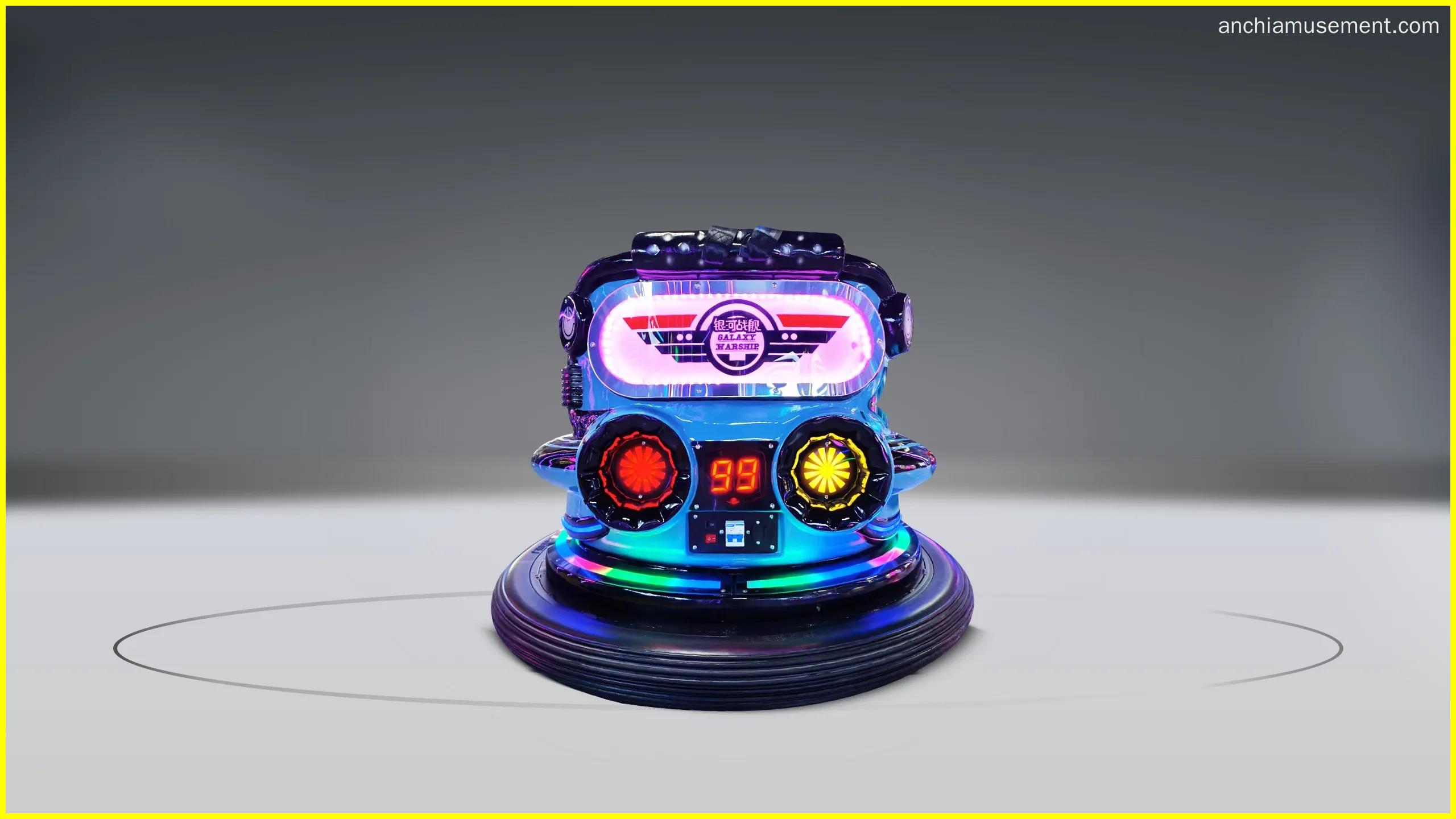 Auto-tamponneuse Galaxy Warship Laser Battle Blue
