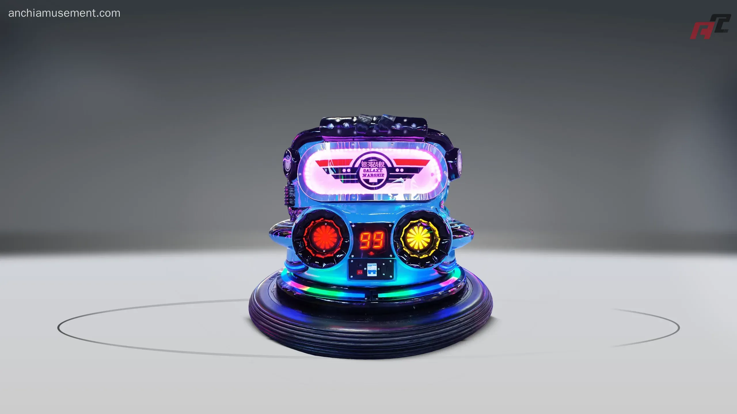 Auto-tamponneuse-Galaxie-Vaisseau de guerre-Laser-Bataille-Bleu Auto-tamponneuse Galaxy Warship Laser Battle Blue