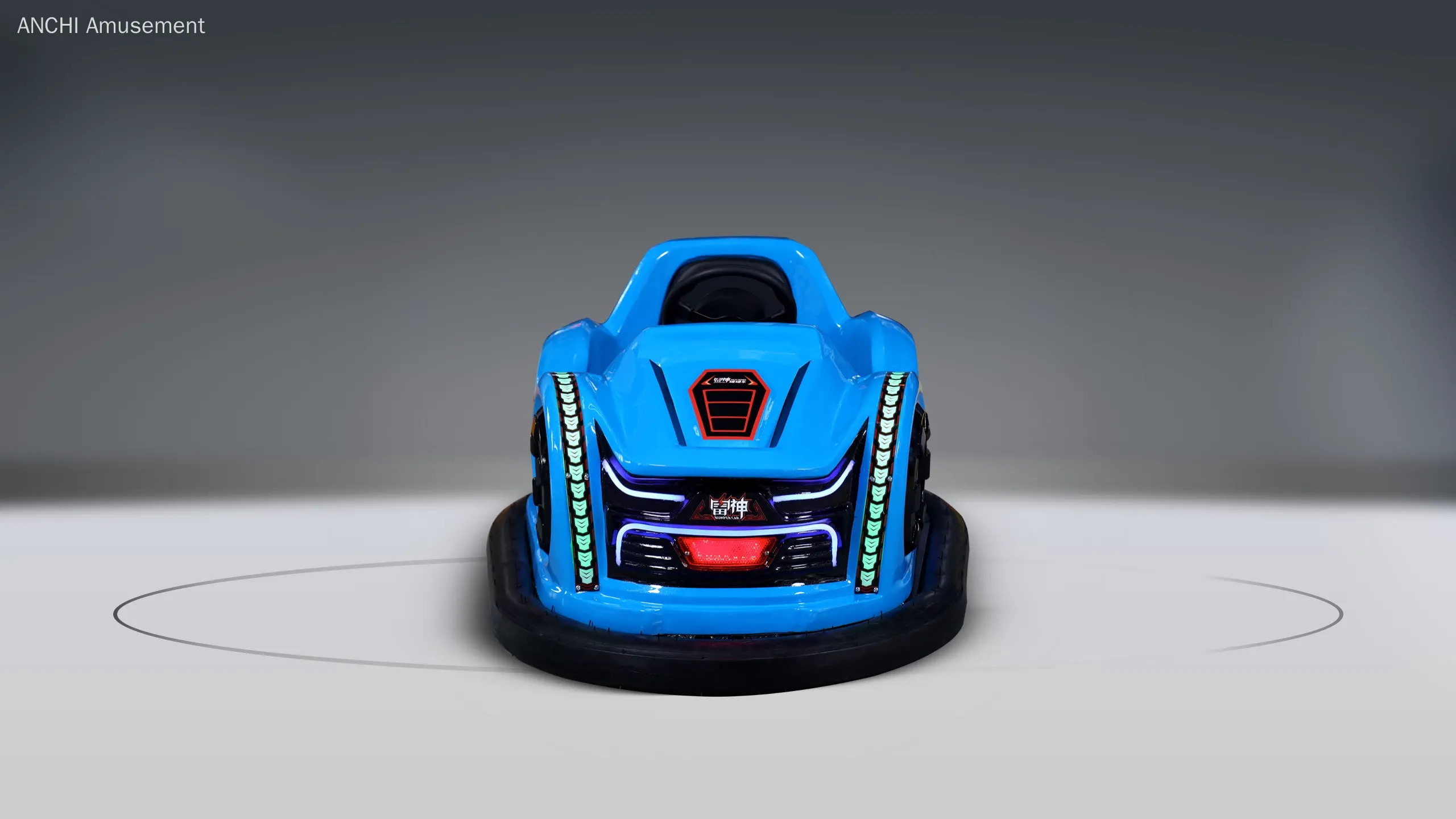 Coche de choque Galaxy Warship Laser Battle de fábrica china con parte trasera azul