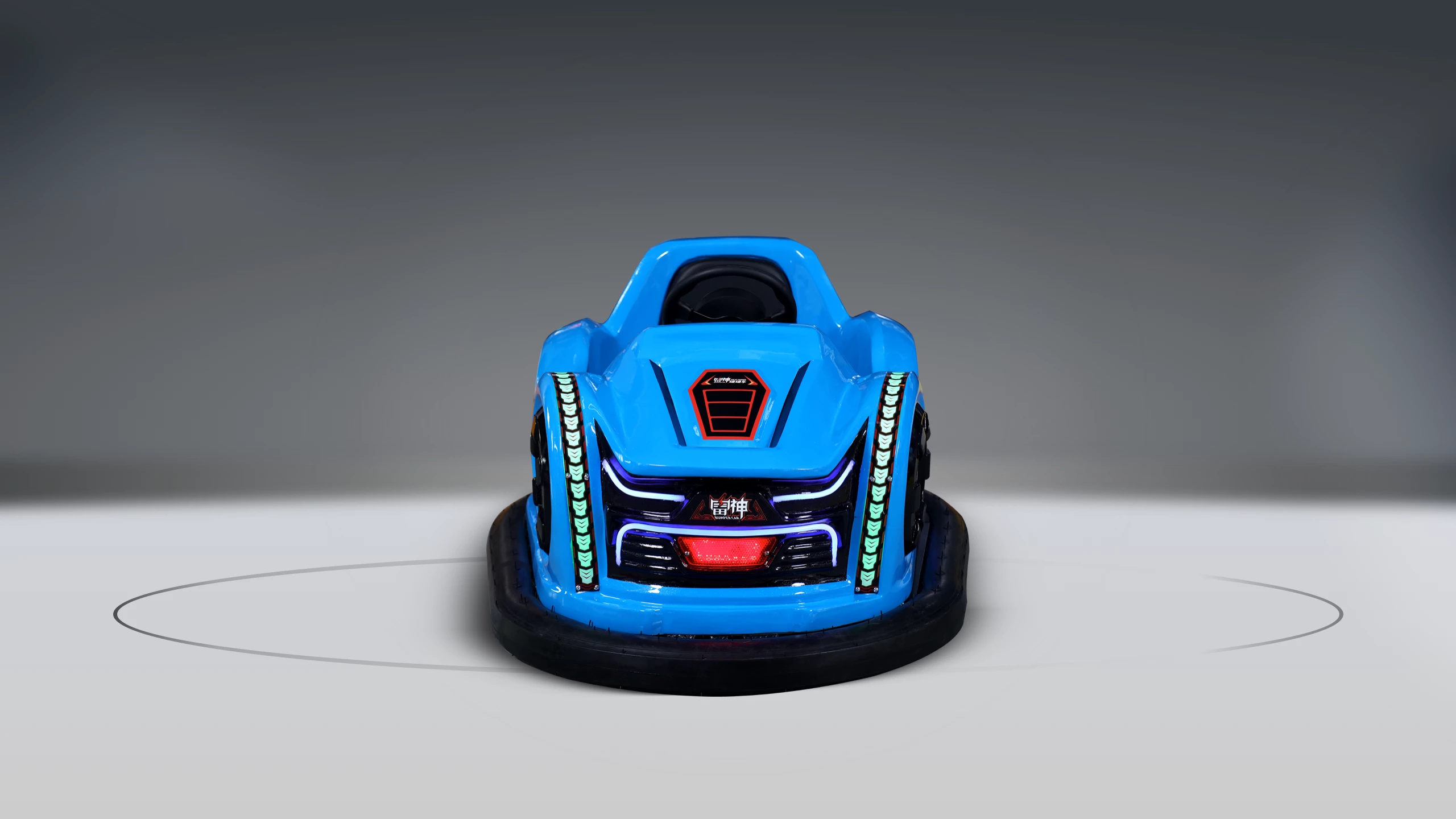 Coche de choque Galaxy Warship Laser Battle de fábrica china con parte trasera azul