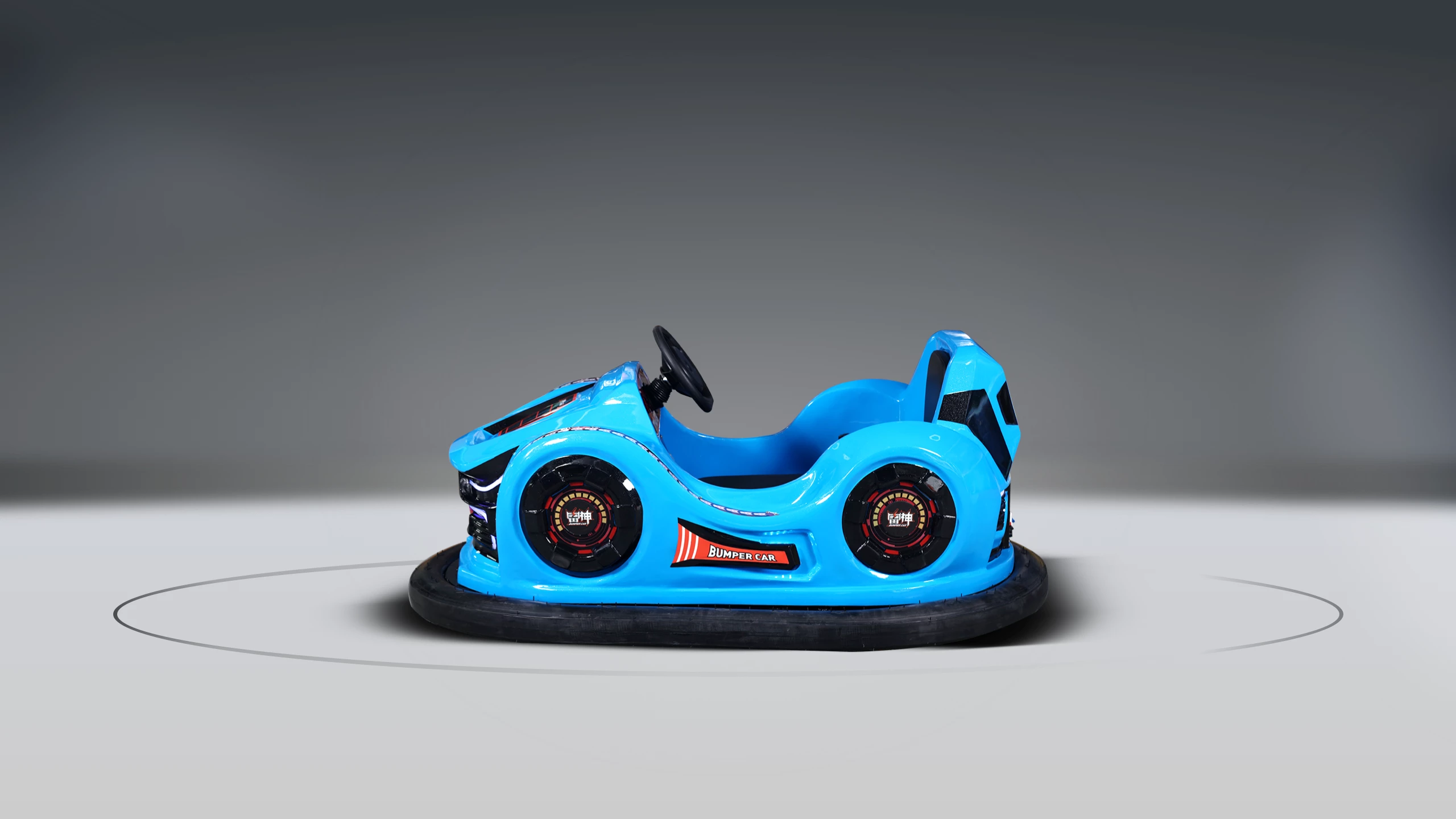 Coche de choque Galaxy Warship Laser Battle Side Blue