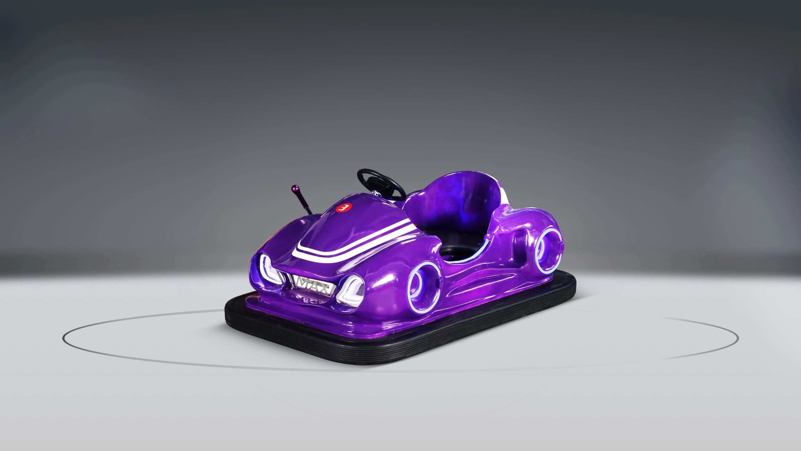 Galaxy Warship Laser Battle Bumper Car Purple