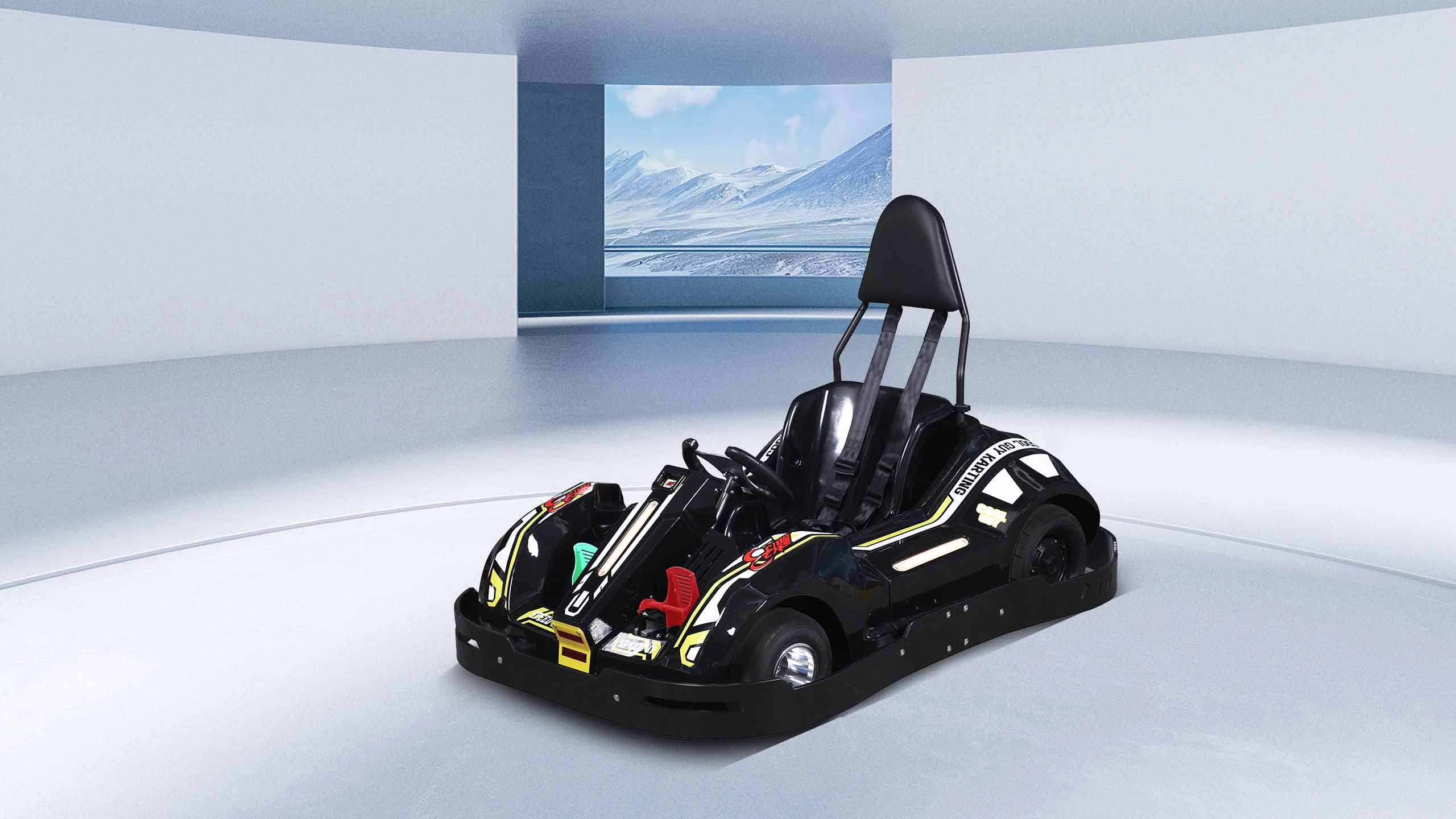 Principios de funcionamiento de ANCHI-Karting para parques de atracciones infantiles
