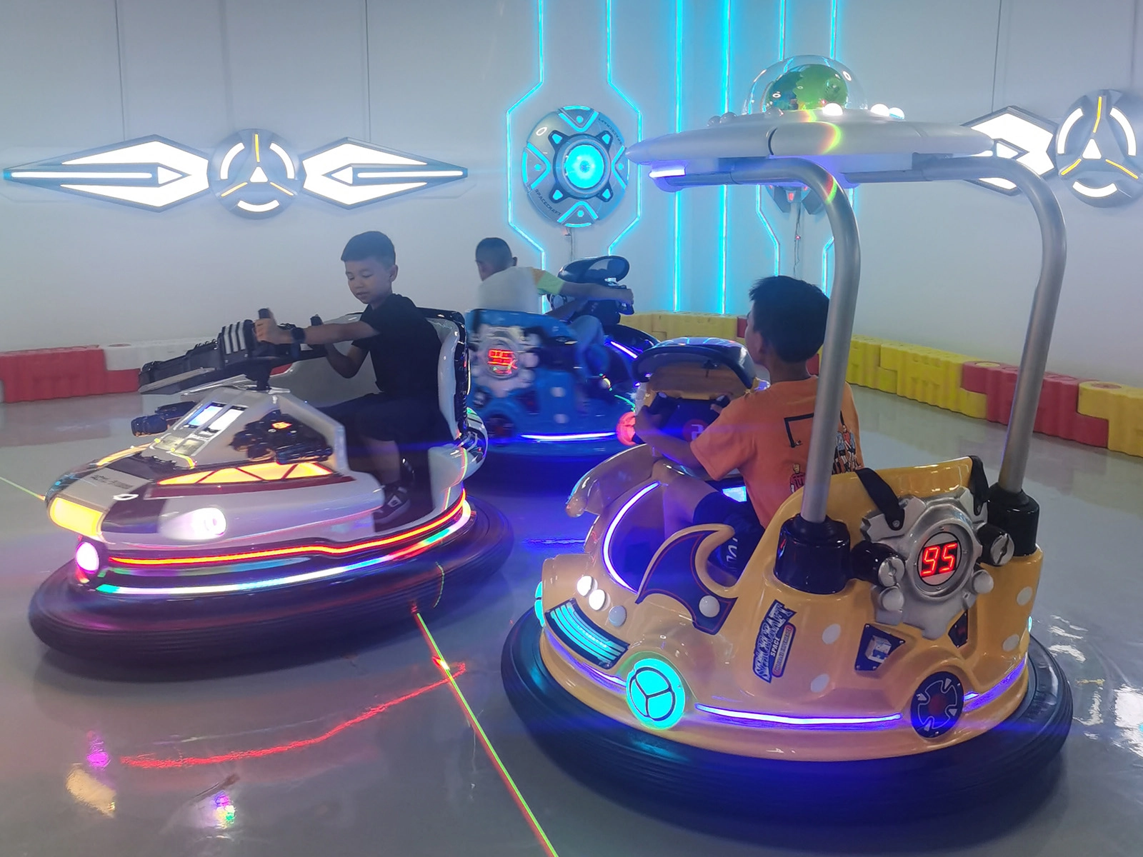 bumper cars amusement park