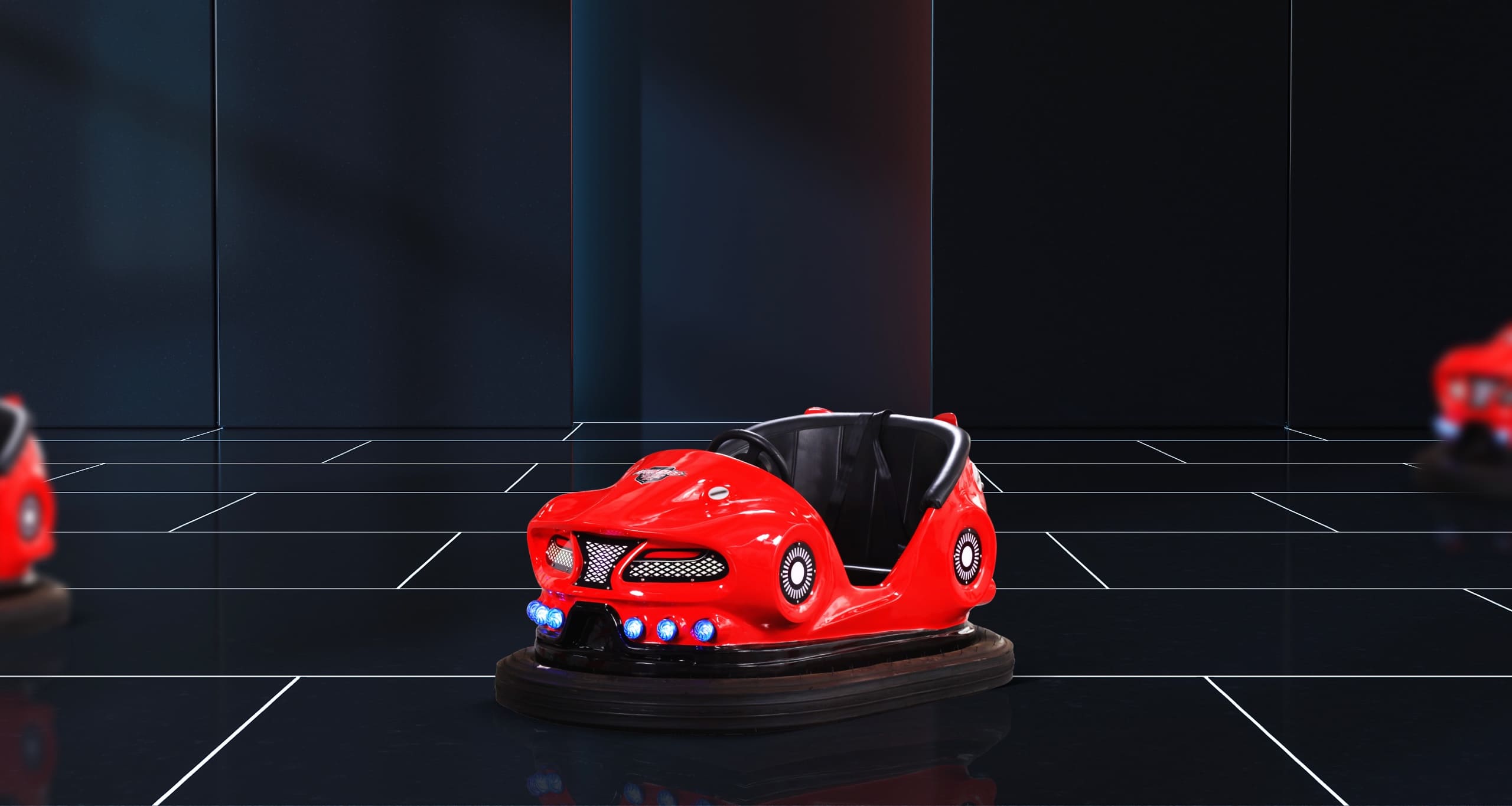 Small Bean Drift Bumper Car II Red banner