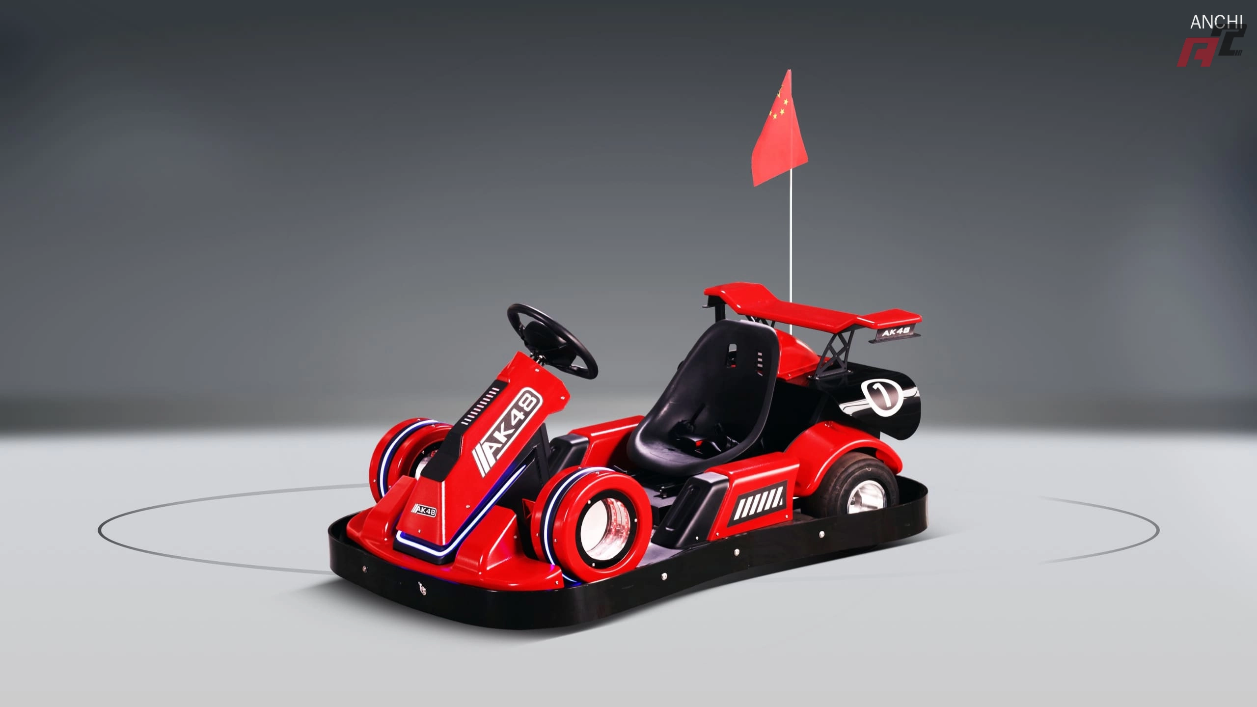 Kart eléctrico de derrape para niños AK-48 Kart eléctrico para niños AK 48