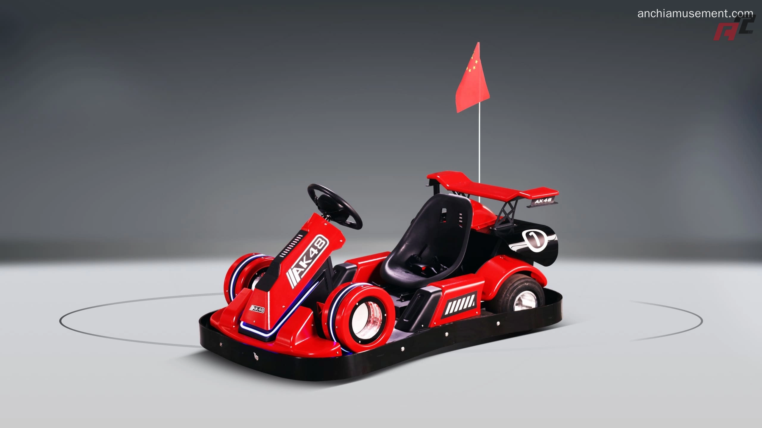 Kart eléctrico de derrape para niños AK-48 Kart eléctrico para niños AK 48