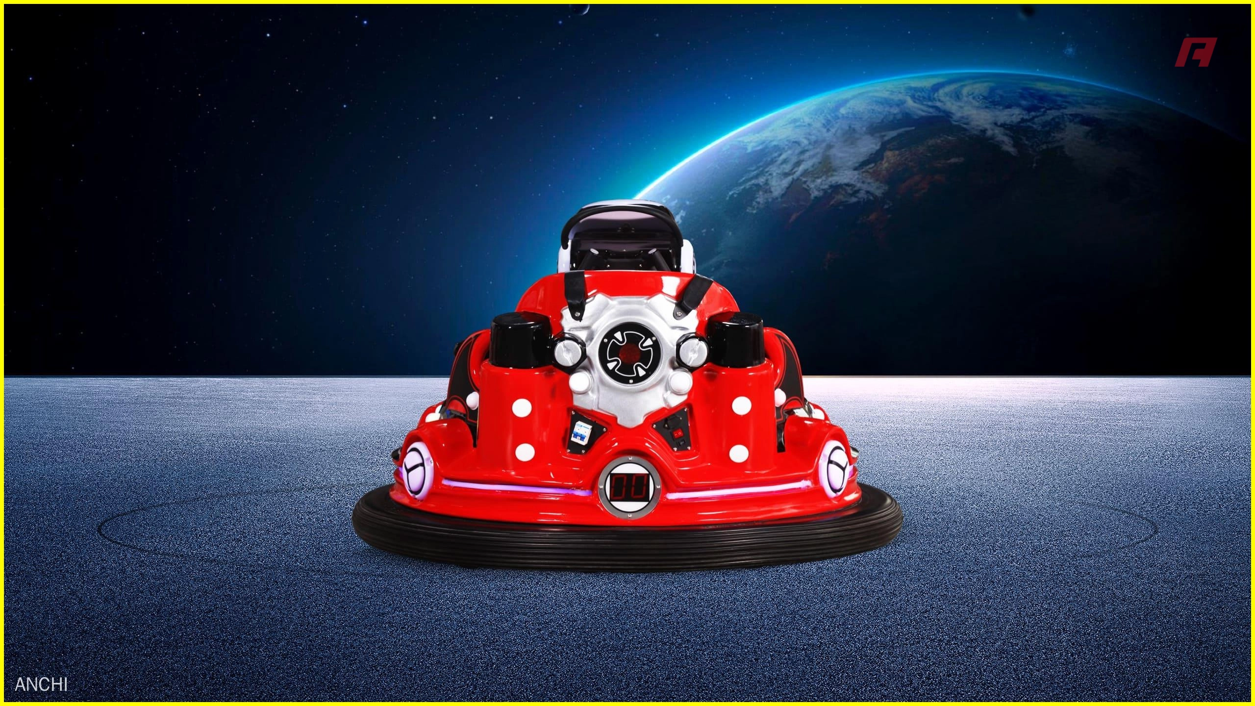 Nave espacial, batalla láser, coche de choque, buggy eléctrico para adultos Buggy eléctrico para adultos con choque de batalla láser con nave espacial
