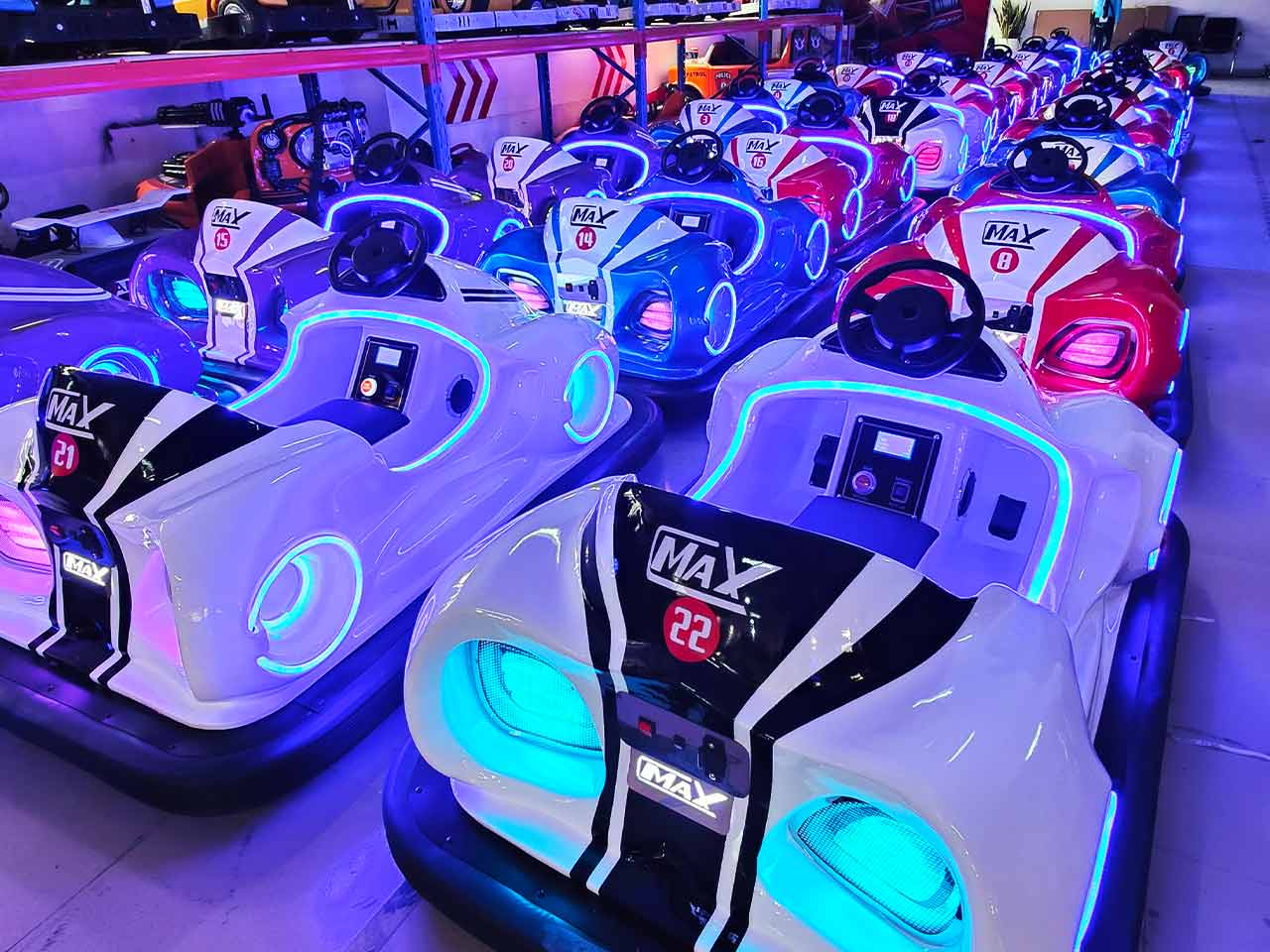 autos chocadores sobre hielo en miami