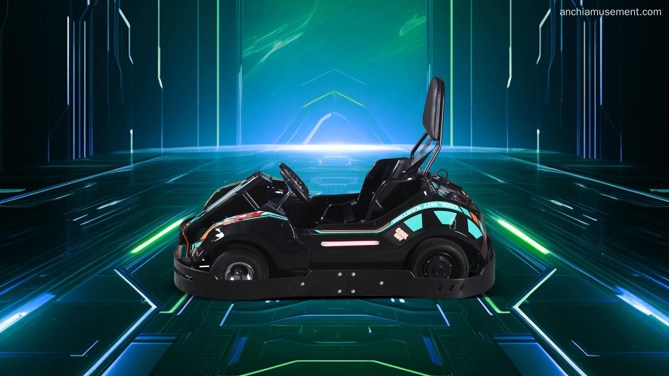 Karts électriques haute vitesse pour enfants vert anchi