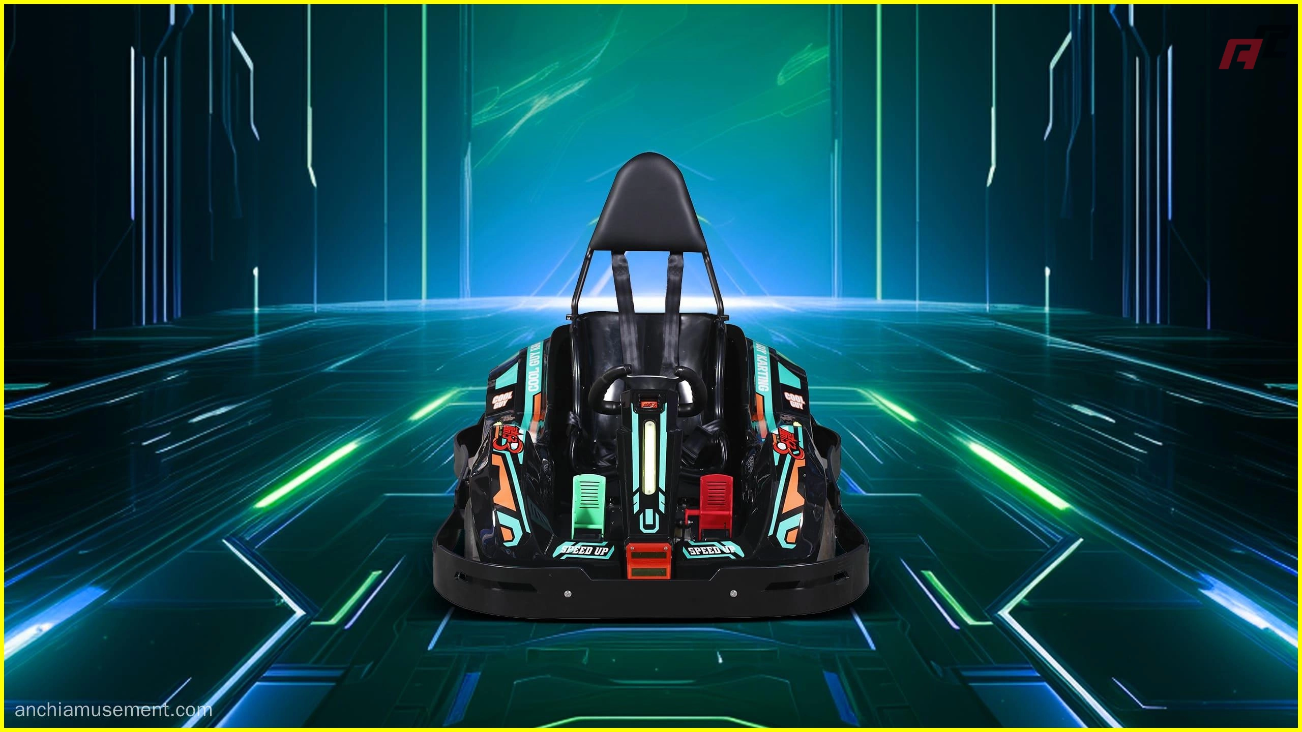 Hi-Speed-Electric-Go-Karts-For-Kids-green-front-anchi Hi Speed Electric Go Karts For Kids green front anchi