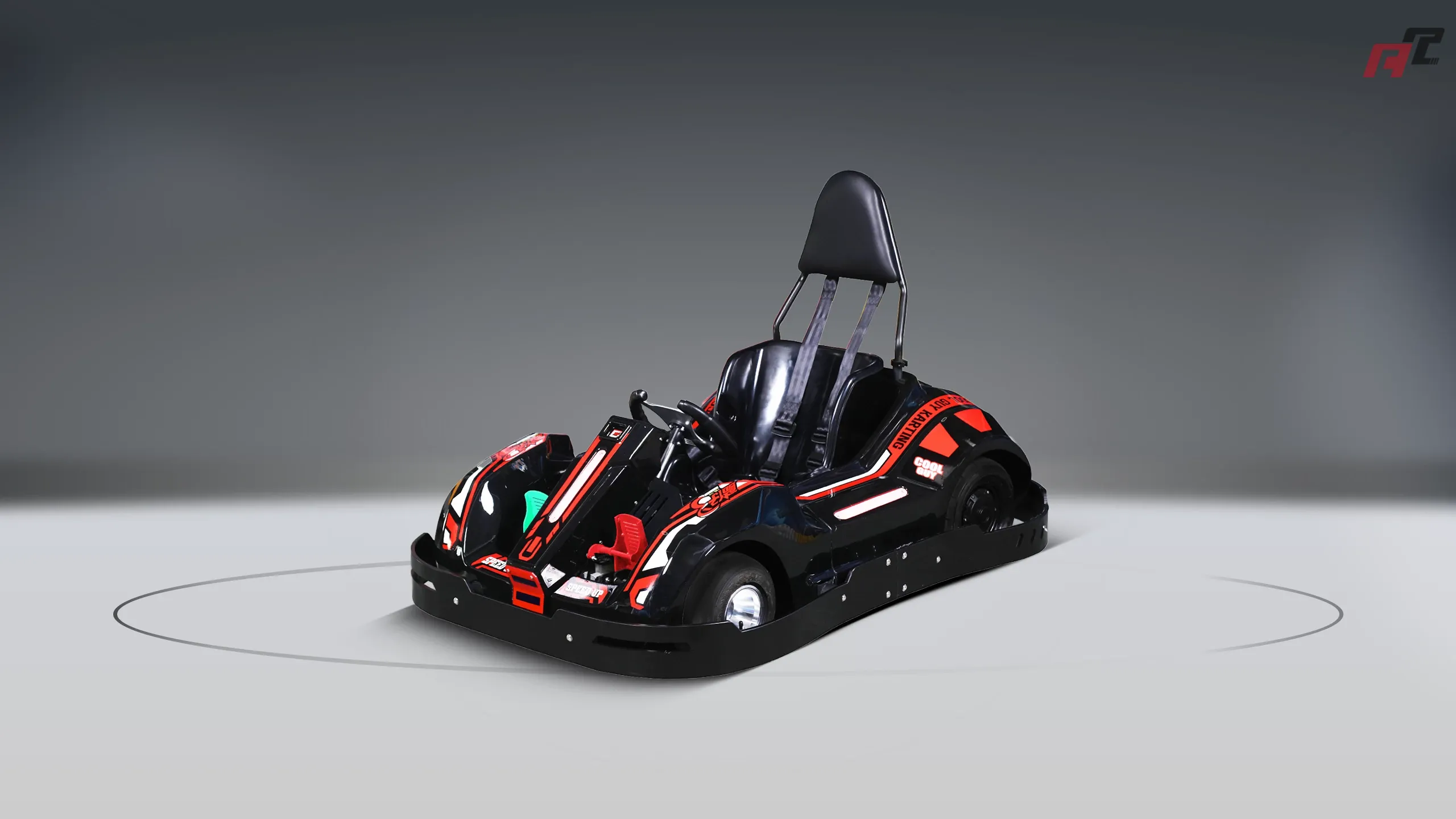 Karts elétricos de alta velocidade para crianças lado vermelho anchi Karts elétricos de alta velocidade para crianças lado vermelho anchi