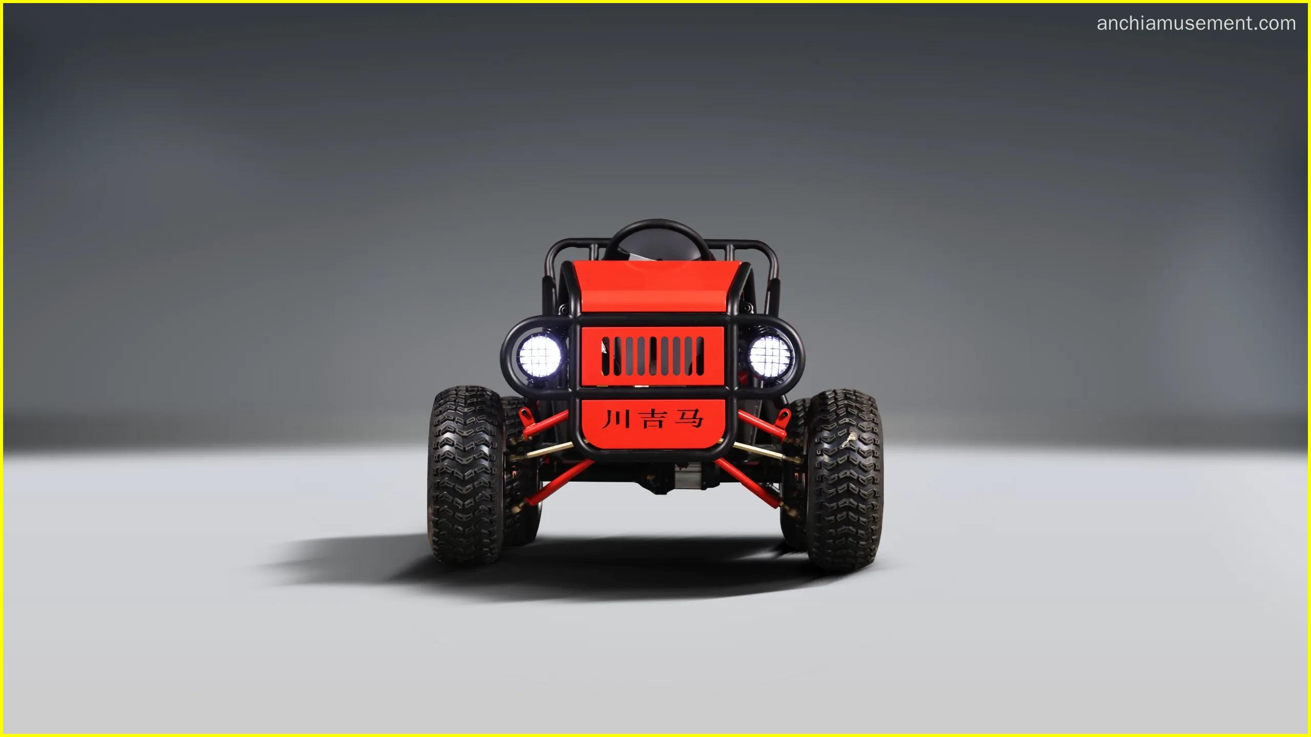 Monoplaza eléctrico para niños todoterreno con amortiguadores 2