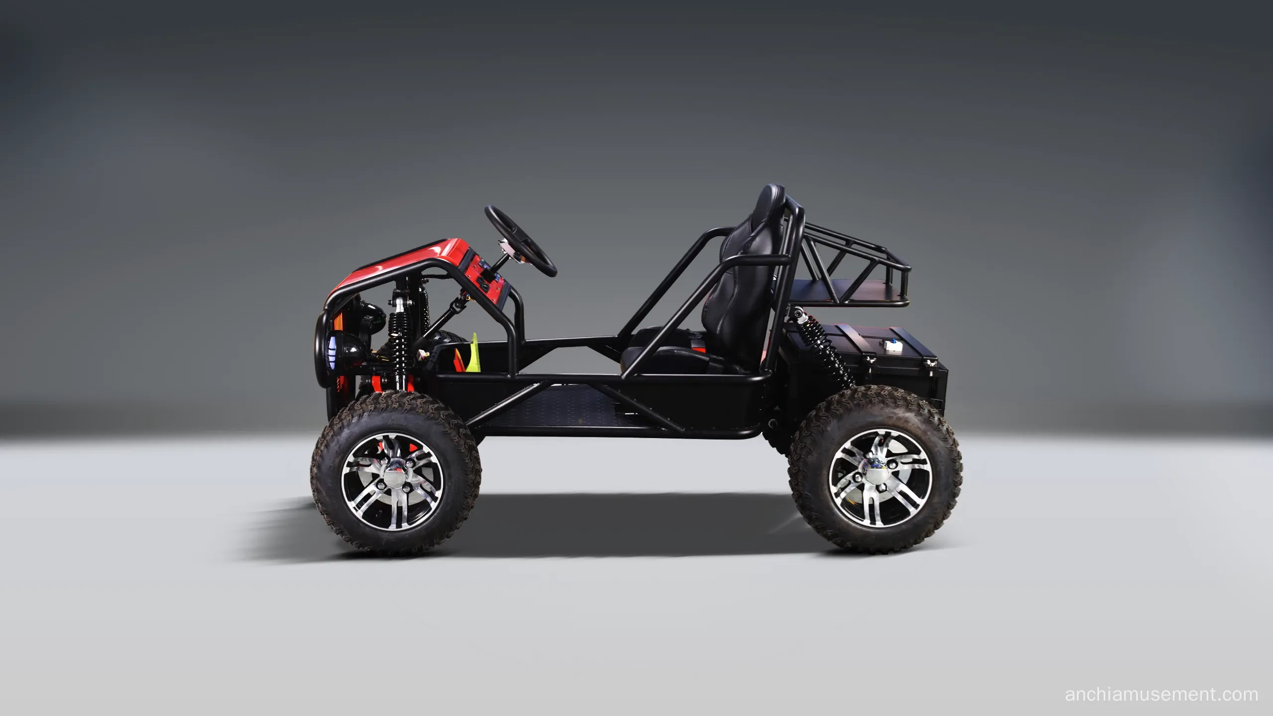 Kart eléctrico monoplaza para niños, todoterreno, con amortiguadores, venta al por mayor de China