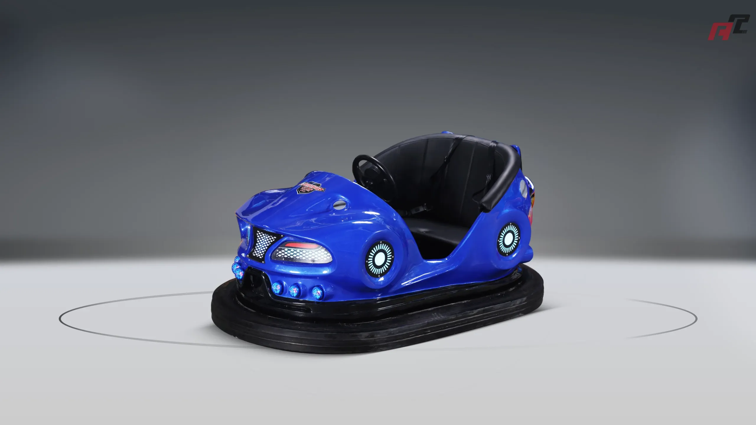Lightning Two-seater Bumper Car Blue Lightning Two-seater Bumper Car Blue