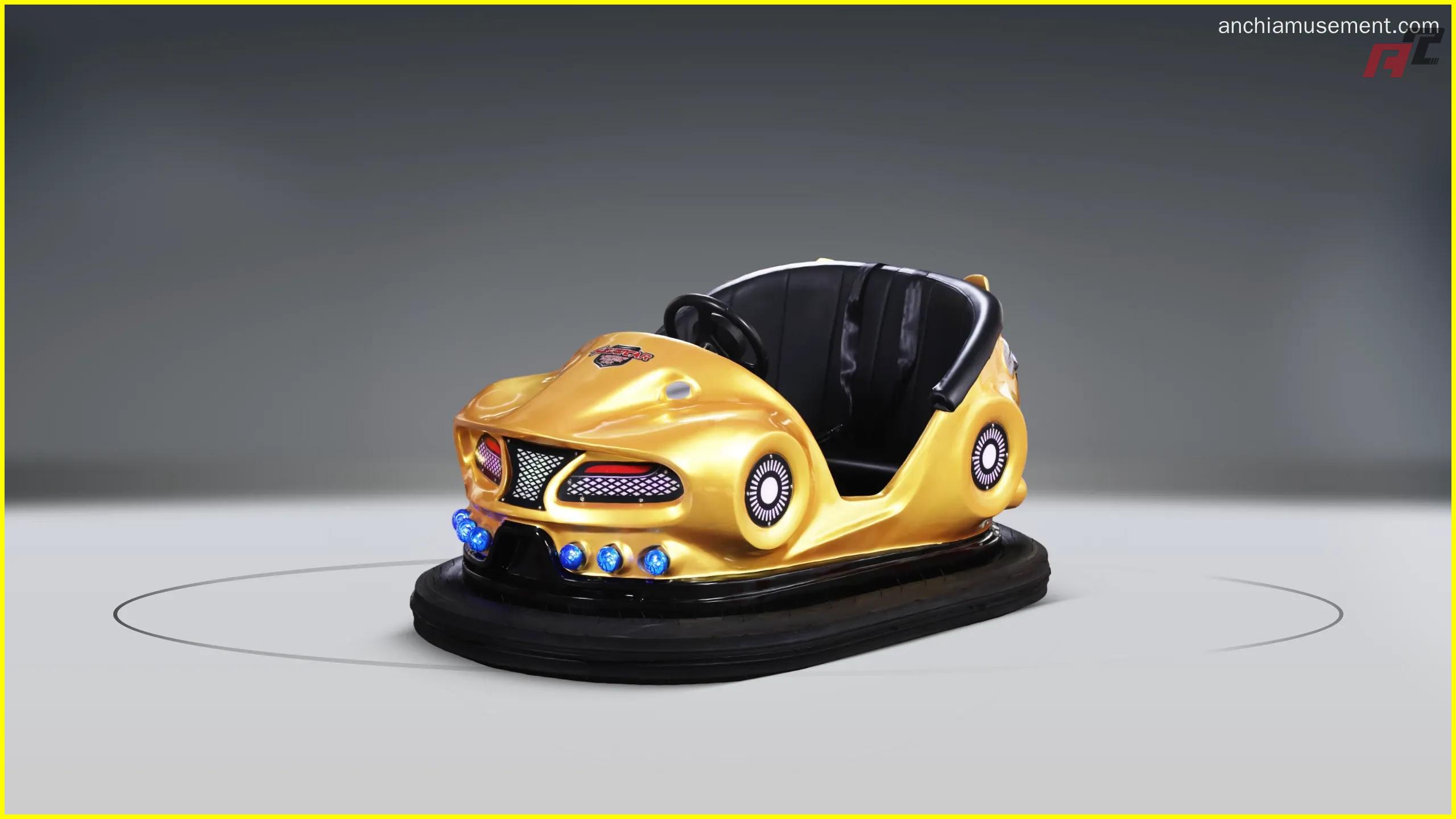 Coche de choque biplaza Lightning dorado Coche de choque biplaza Lightning dorado