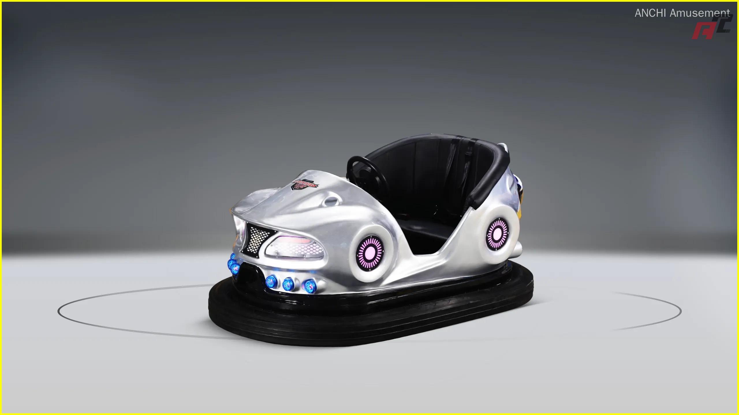 Lightning Two-seater Bumper Car Yellow