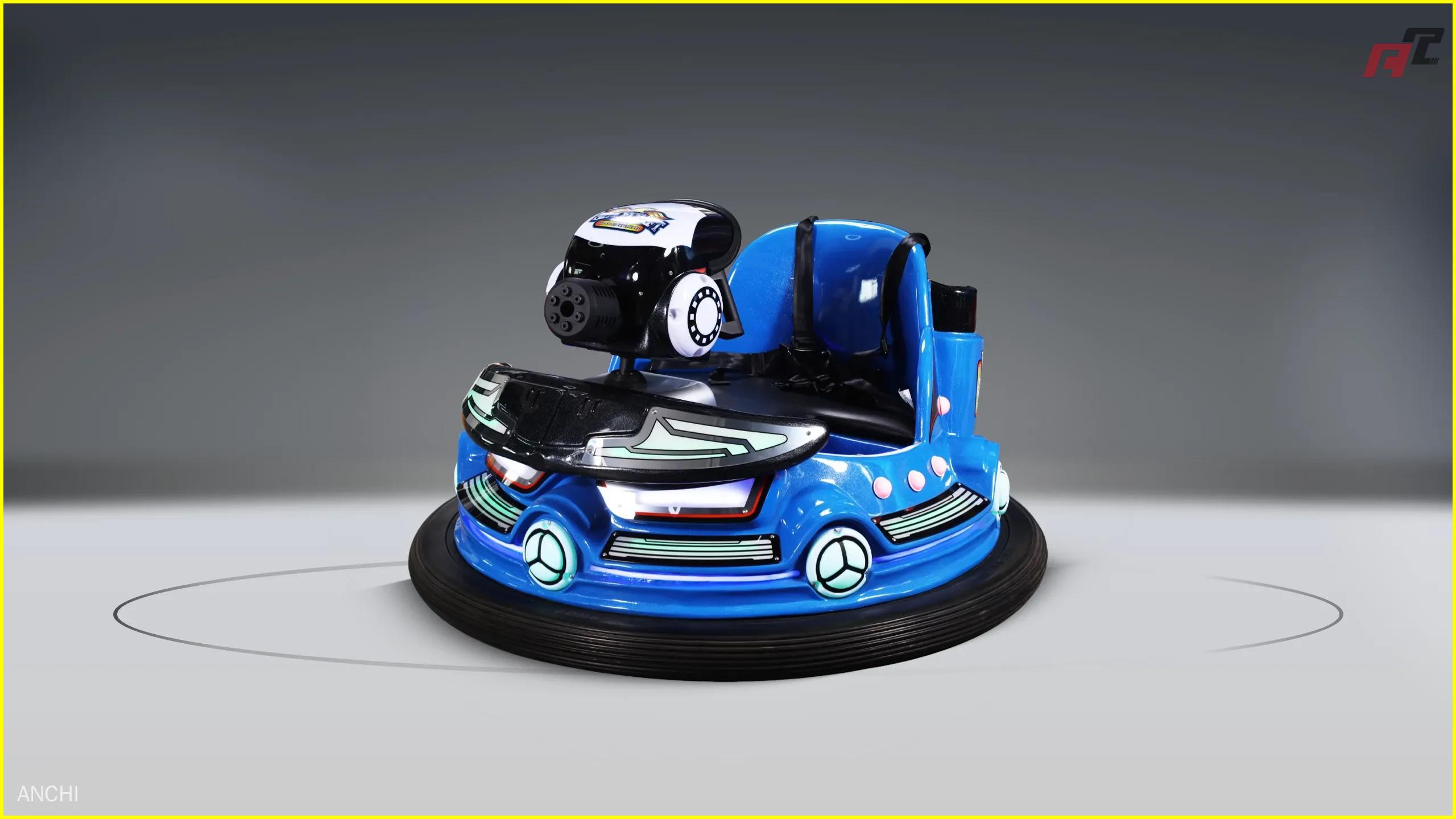 Kit de vehículo de choque eléctrico de combate láser con nave espacial Kit de buggy eléctrico para dunas con choques de coches con láser y nave espacial