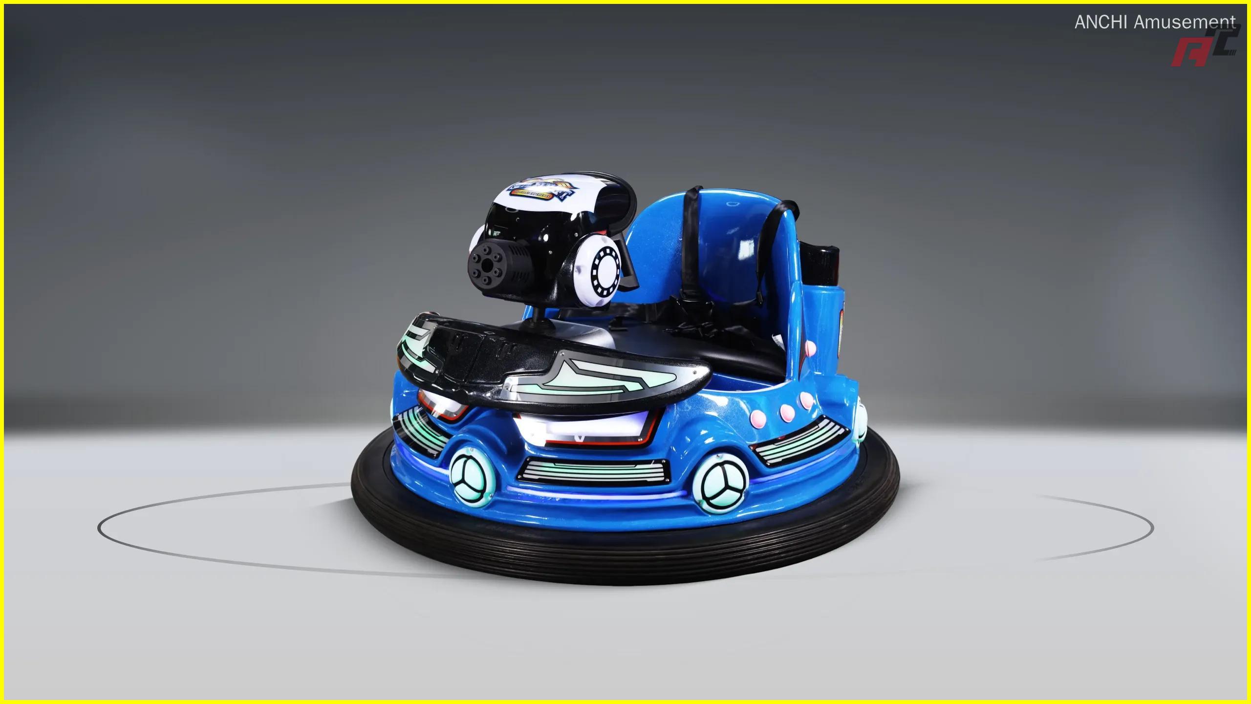 Kit de buggy eléctrico para dunas con choques de coches con láser y nave espacial