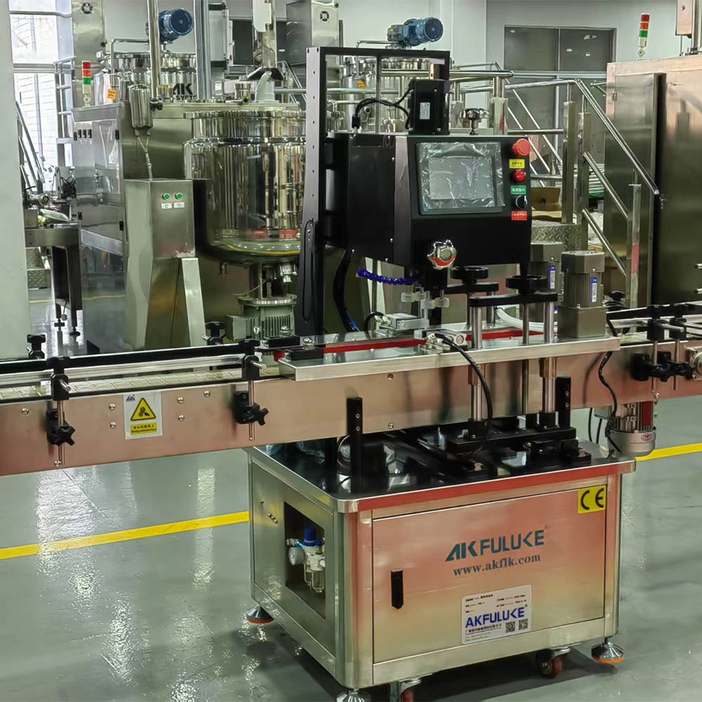 Automatic Capping Machine Single-head Servo Screw Capping Glass Plastic Bottle Cap Sealing Machine - FULUKE