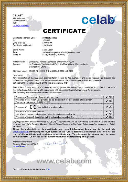CE certificate