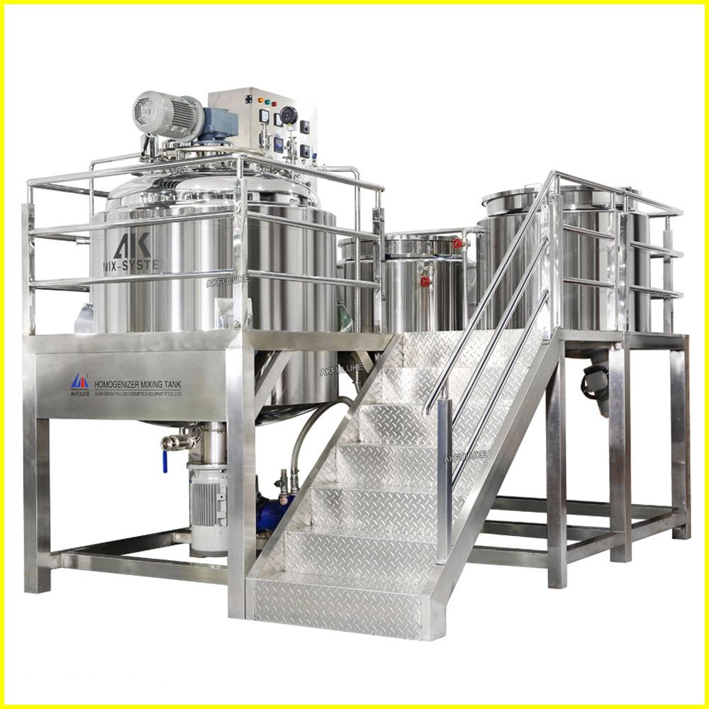 Fixed vacuum emulsifying machine - FULUKE