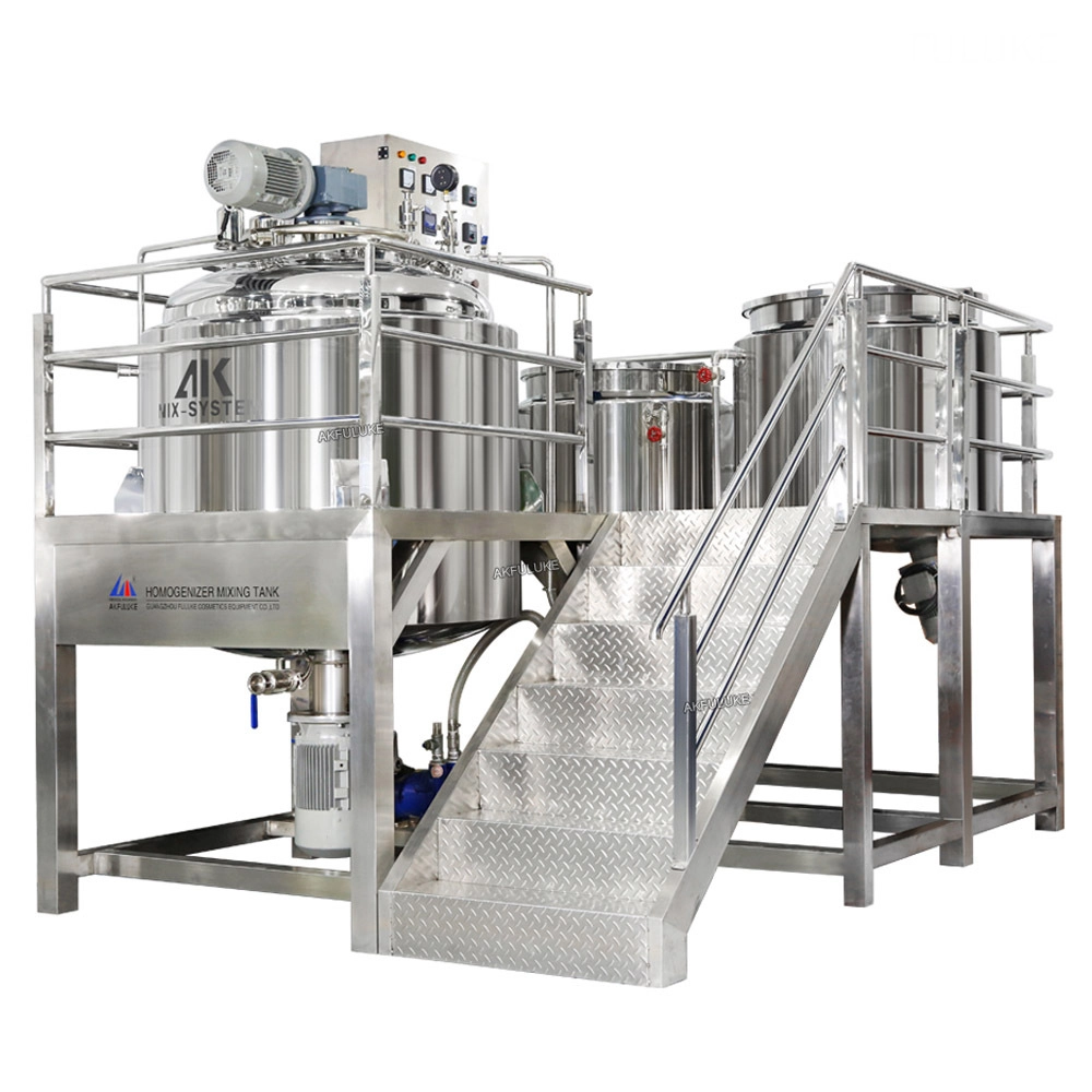 Fixed vacuum emulsifying machine - FULUKE