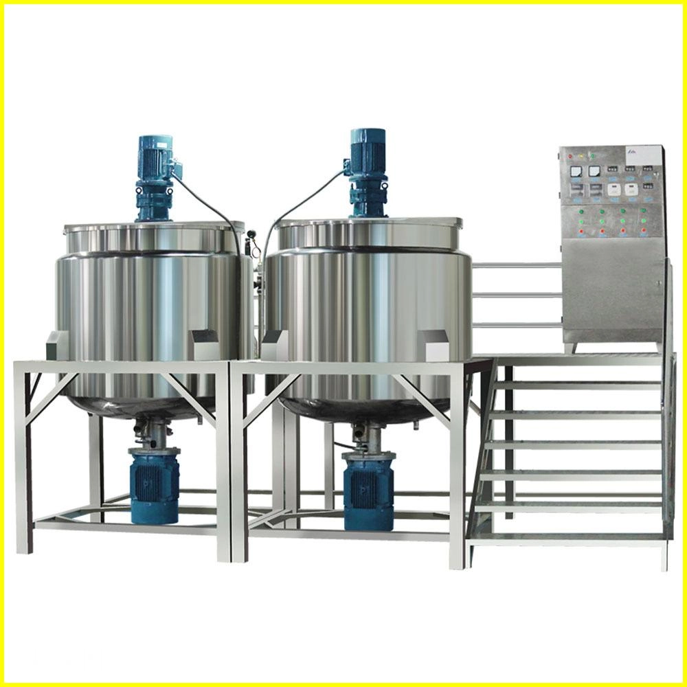 Flip cover homogenizing mixing tank - FULUKE