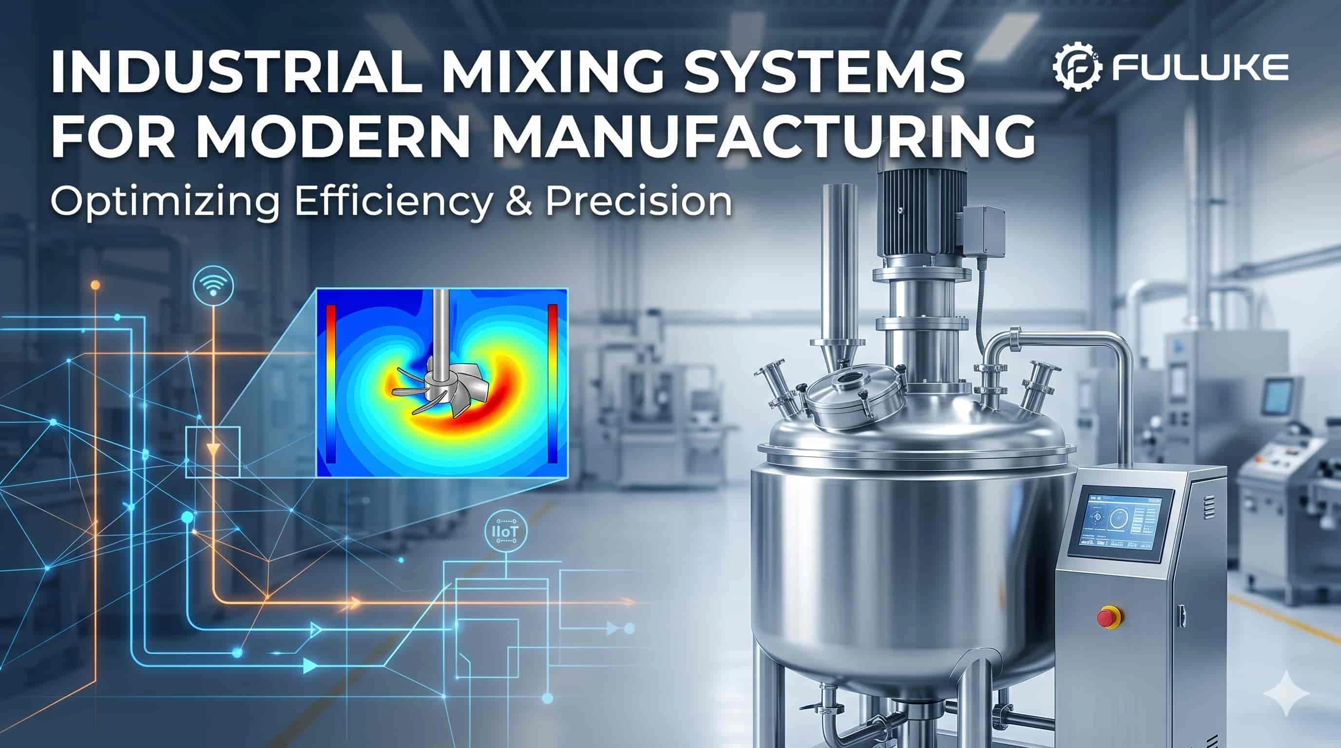 Fuluke industrial mixing system for modern manufacturing with IIoT technology. - FULUKE
