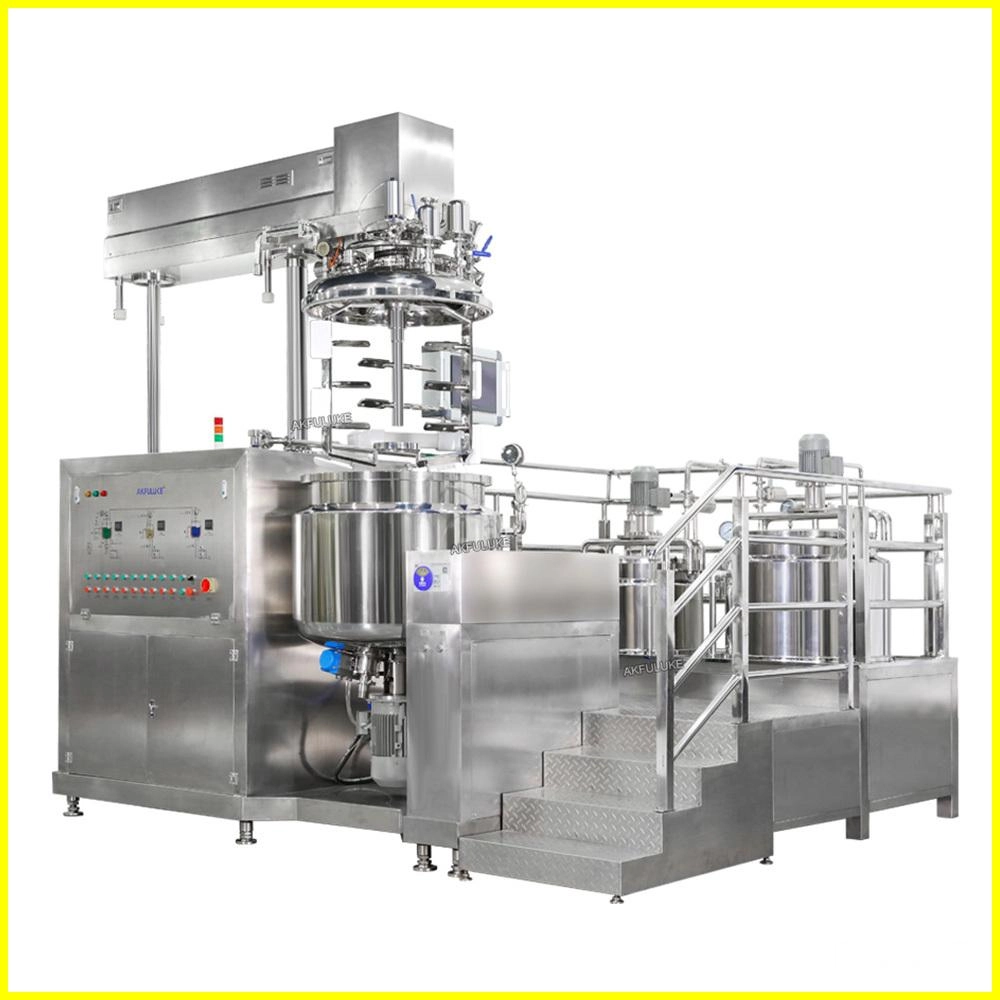 Lifting vacuum emulsifying machine - FULUKE