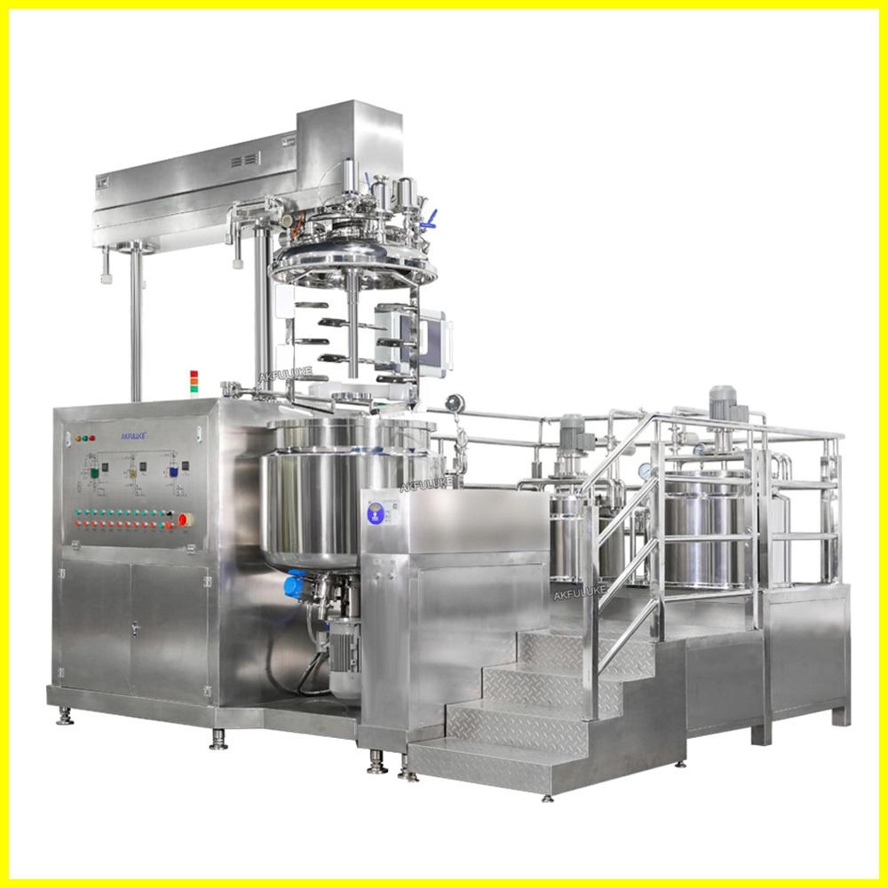 Lifting vacuum emulsifying machine - FULUKE