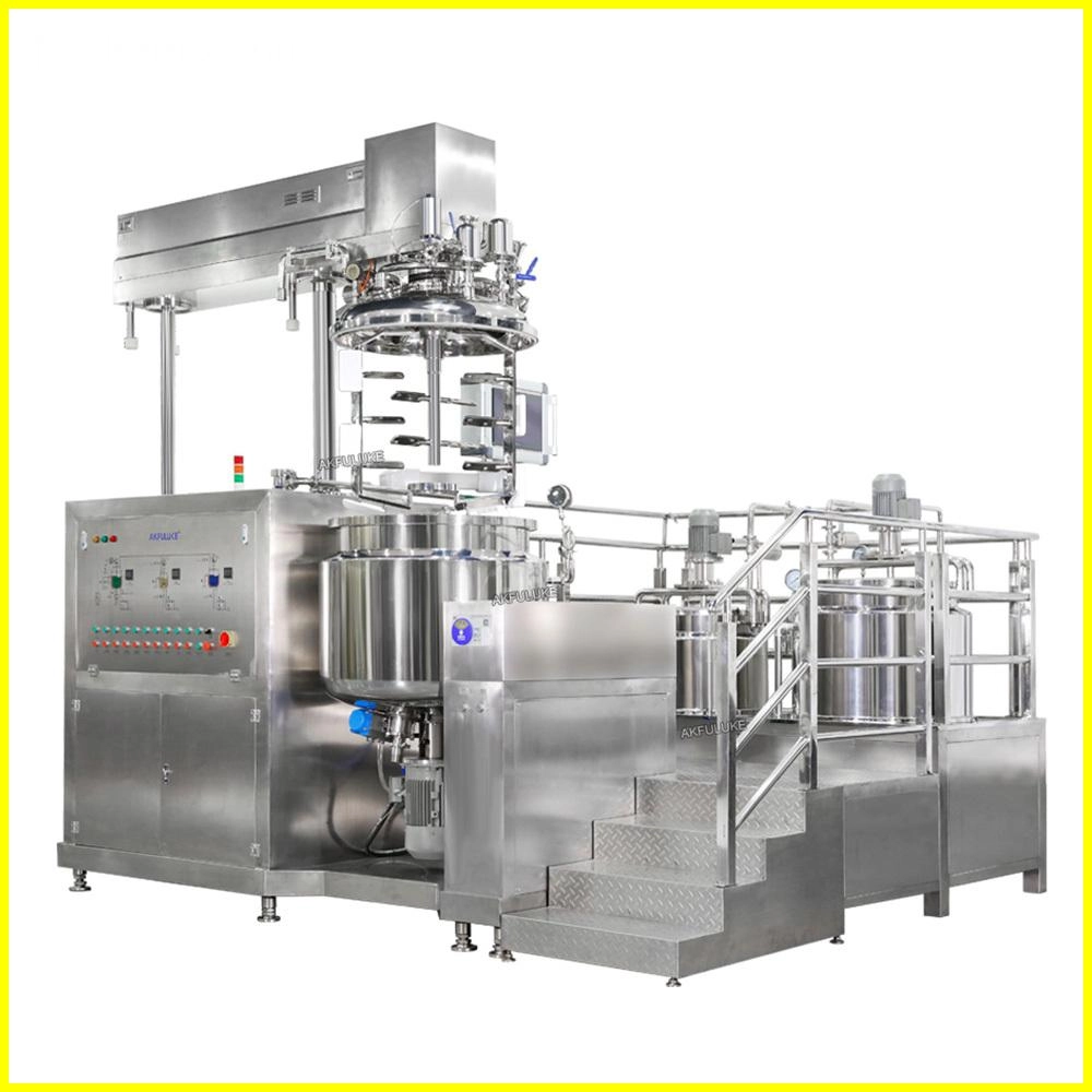 Lifting vacuum emulsifying machine - FULUKE