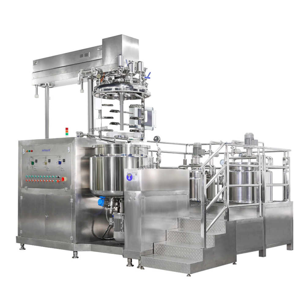 Lifting vacuum emulsifying machine - FULUKE