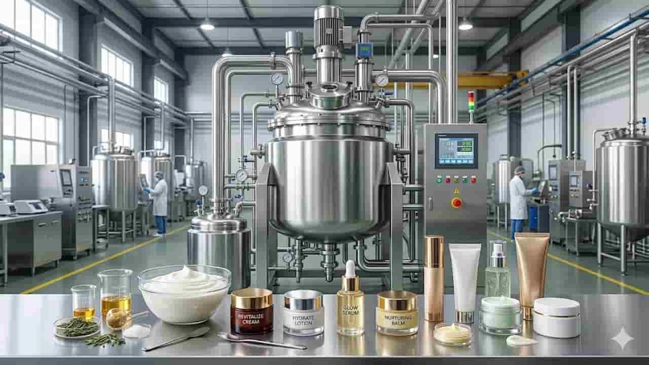 mixing tank for cosmetics - FULUKE