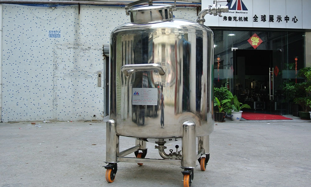 Storage Tank Mobile Fixed Chemical Liquid Storage Tank for Cosmetic, Perfume Food Grade Storage Tank Sealed Open Container - FULUKE