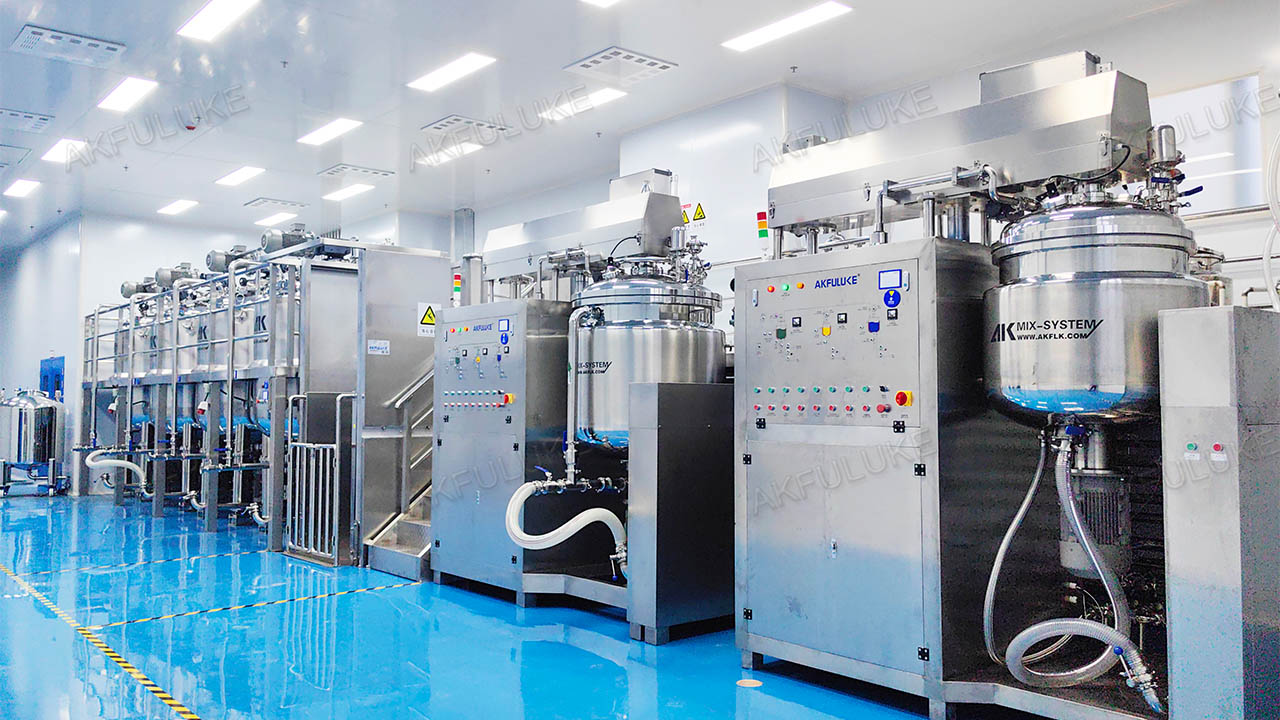 Vacuum Emulsifying machine