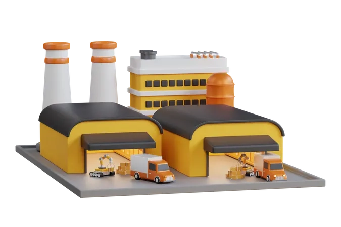 manufacturing-plant-3d-illustration-download-in-png-blend-fbx-glt - TIANDONG
